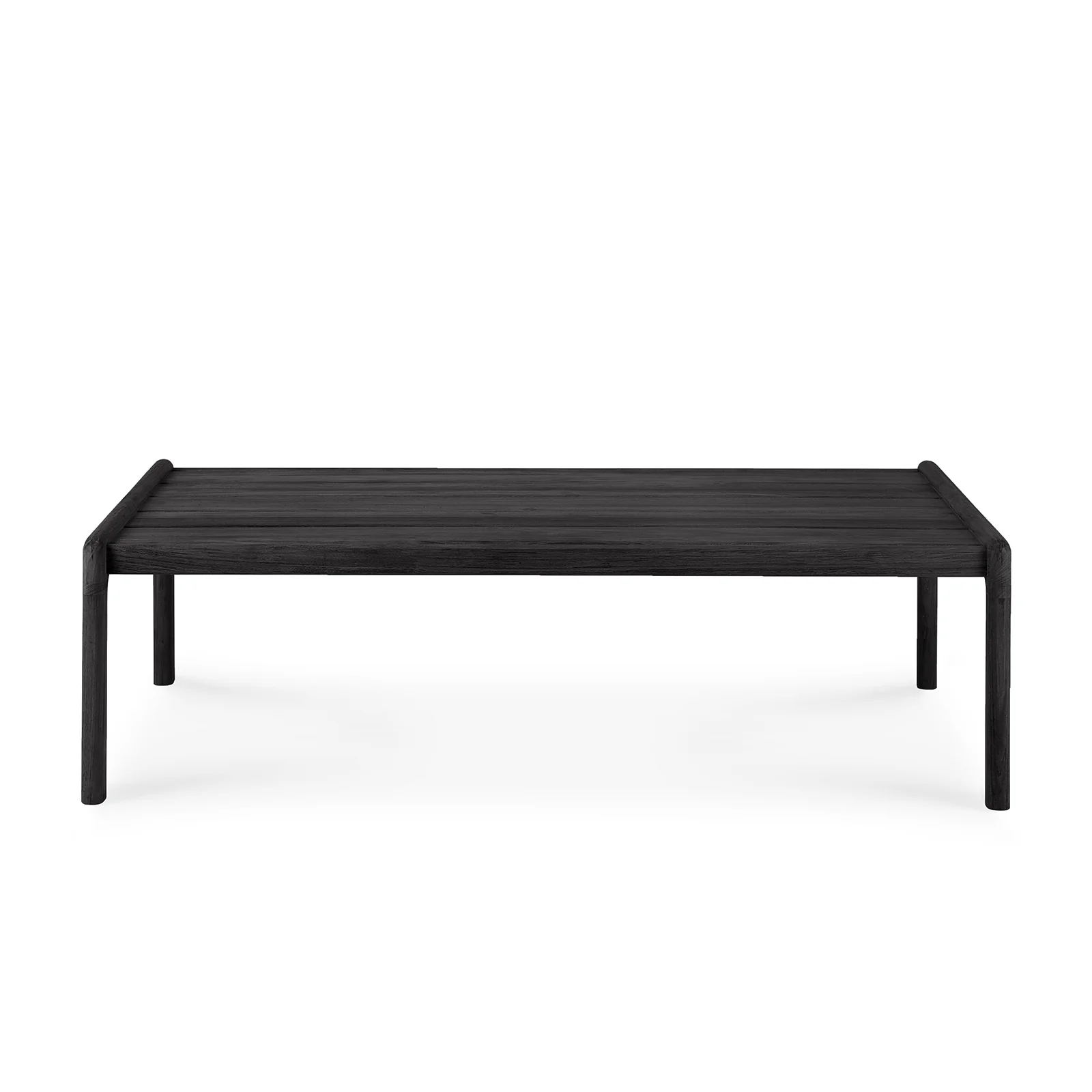 Jack Outdoor Coffee Table | Teak - Black - Image 3