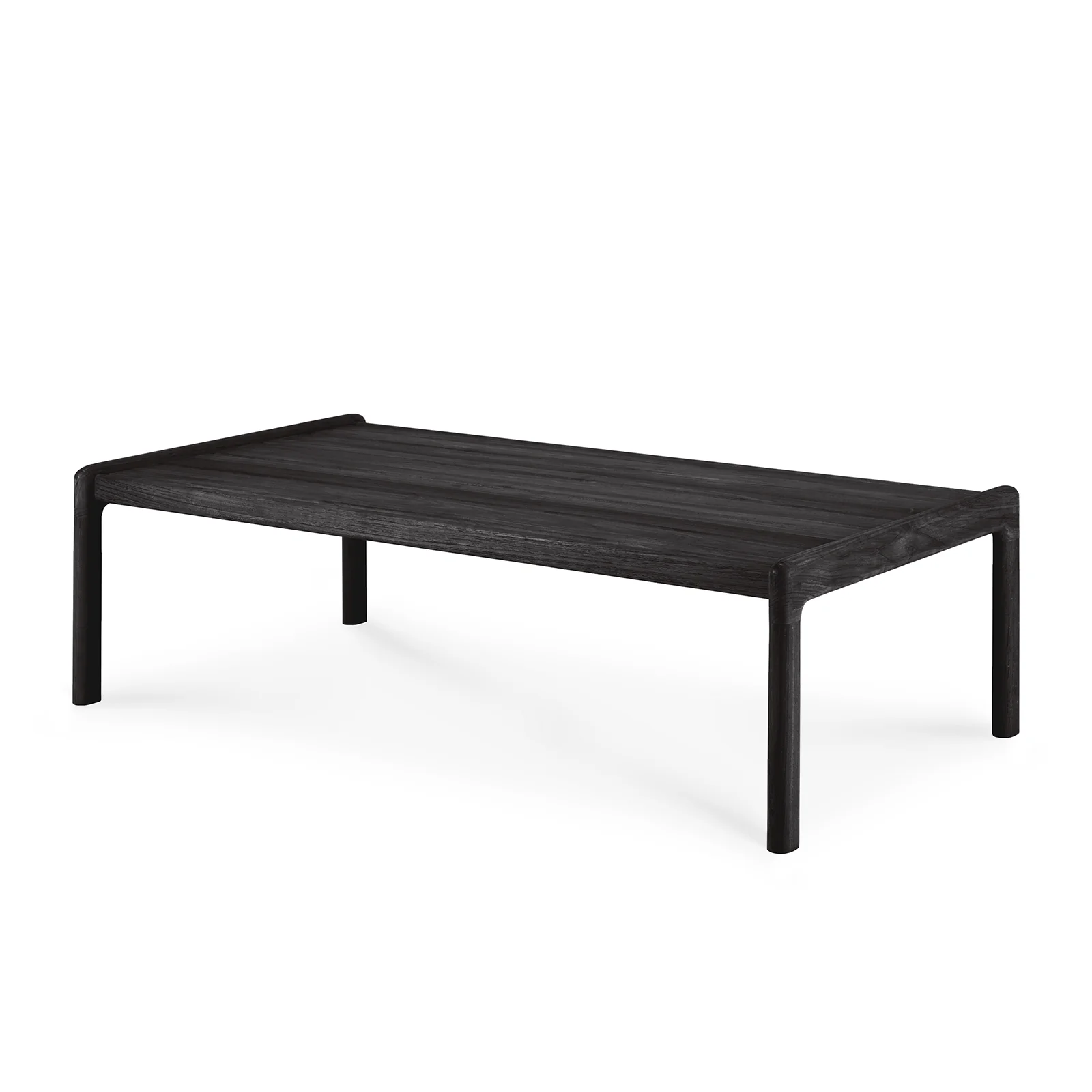 Jack Outdoor Coffee Table | Teak - Black - Image 4