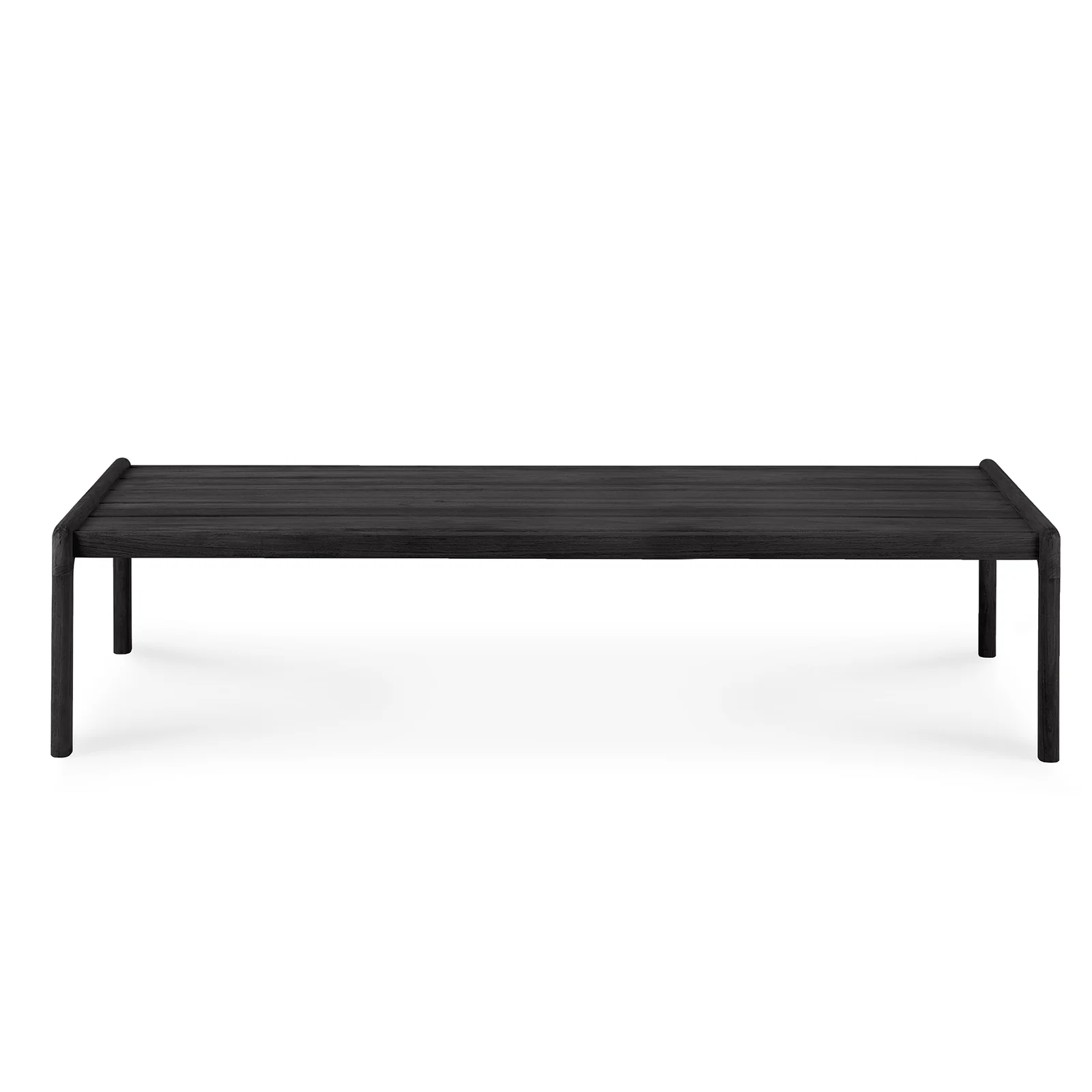 Jack Outdoor Coffee Table | Teak - Black - Image 5