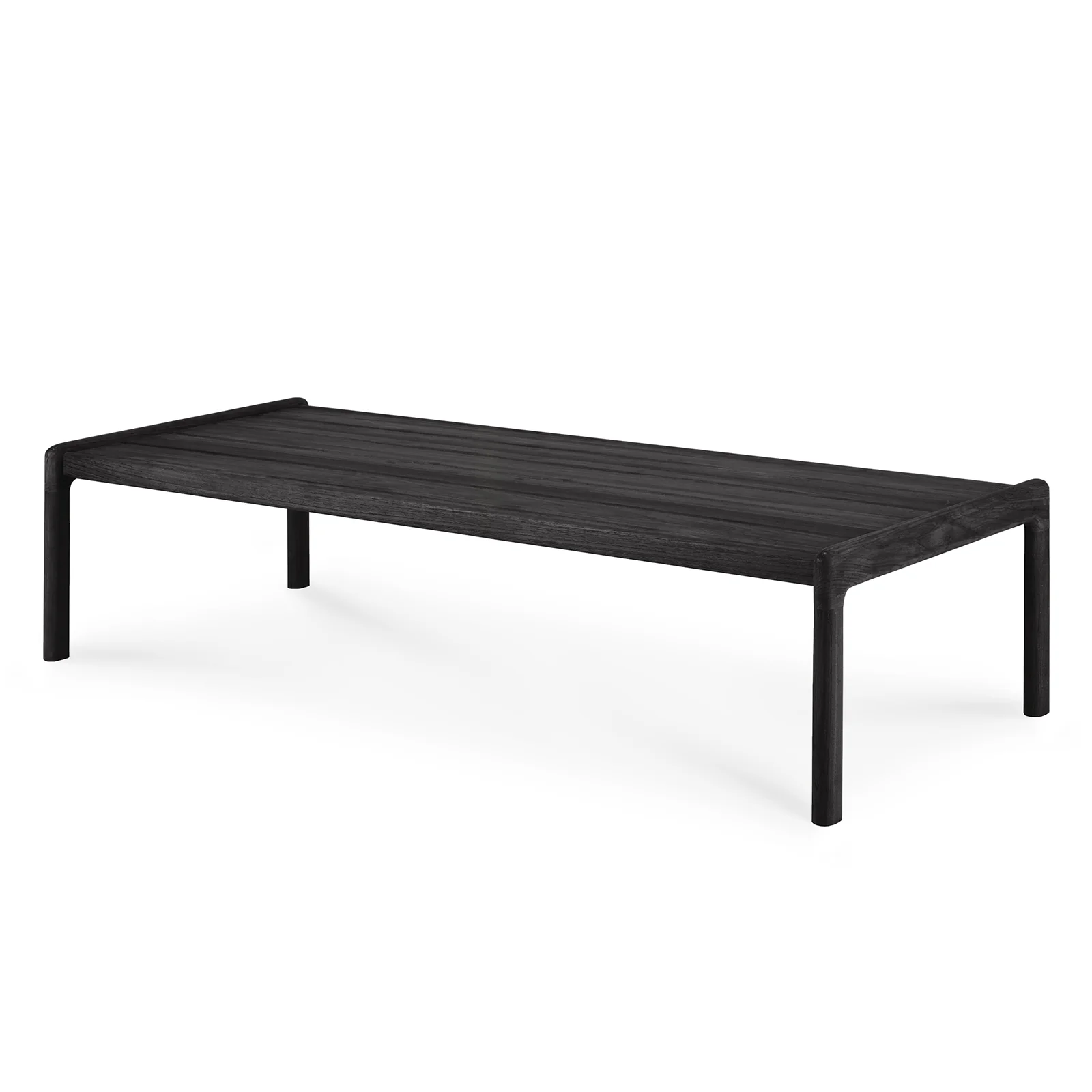 Jack Outdoor Coffee Table | Teak - Black - Image 6