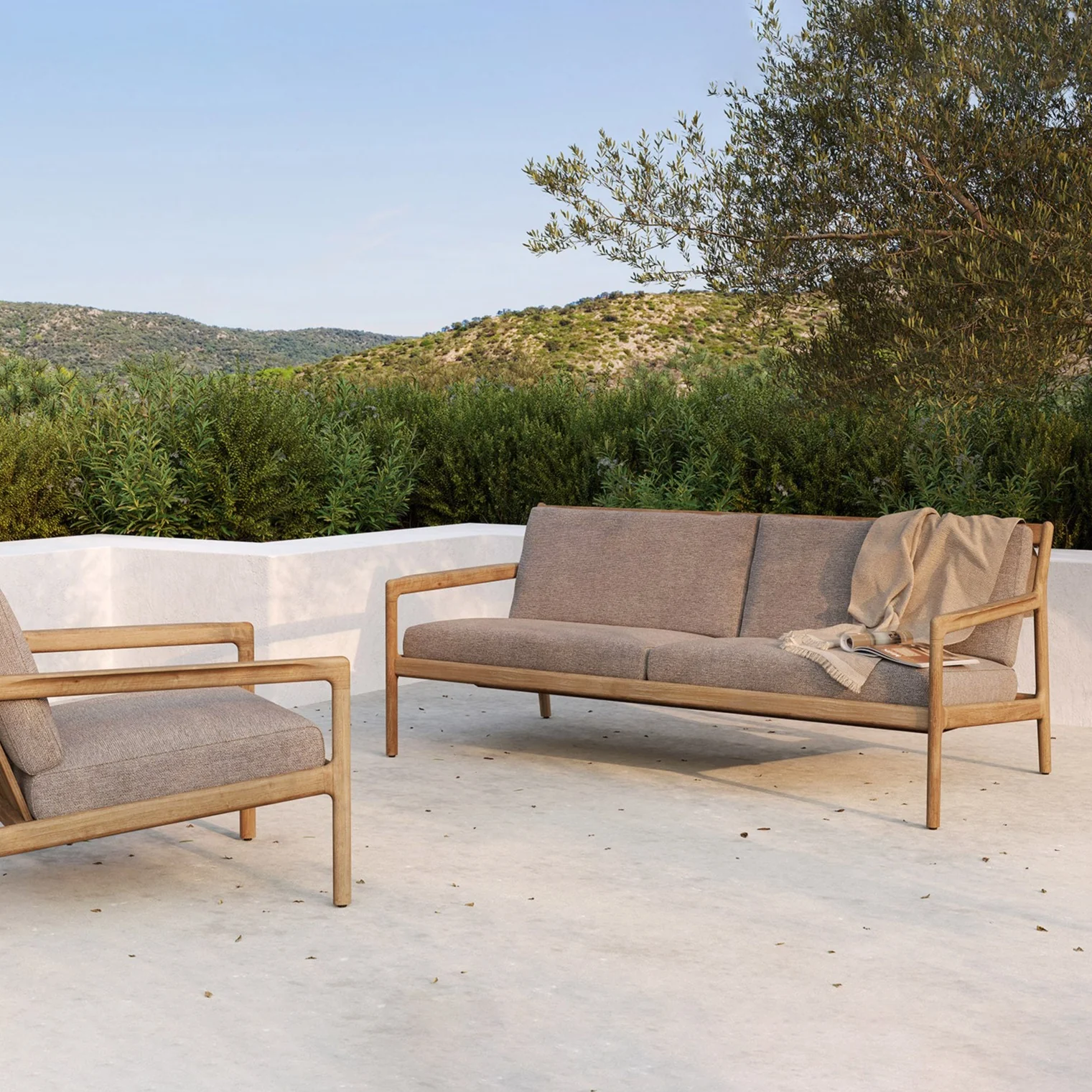 Jack Outdoor Sofa | 2 Seater - Mocha (180cm) - Image 5