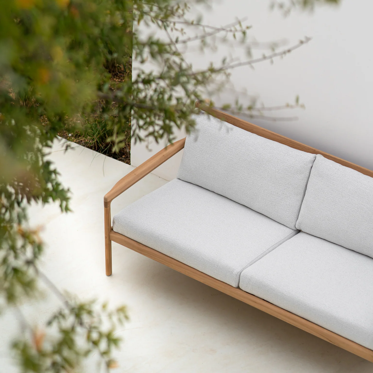 Jack Outdoor Sofa | 2 Seater - Off White (180cm) - Image 5