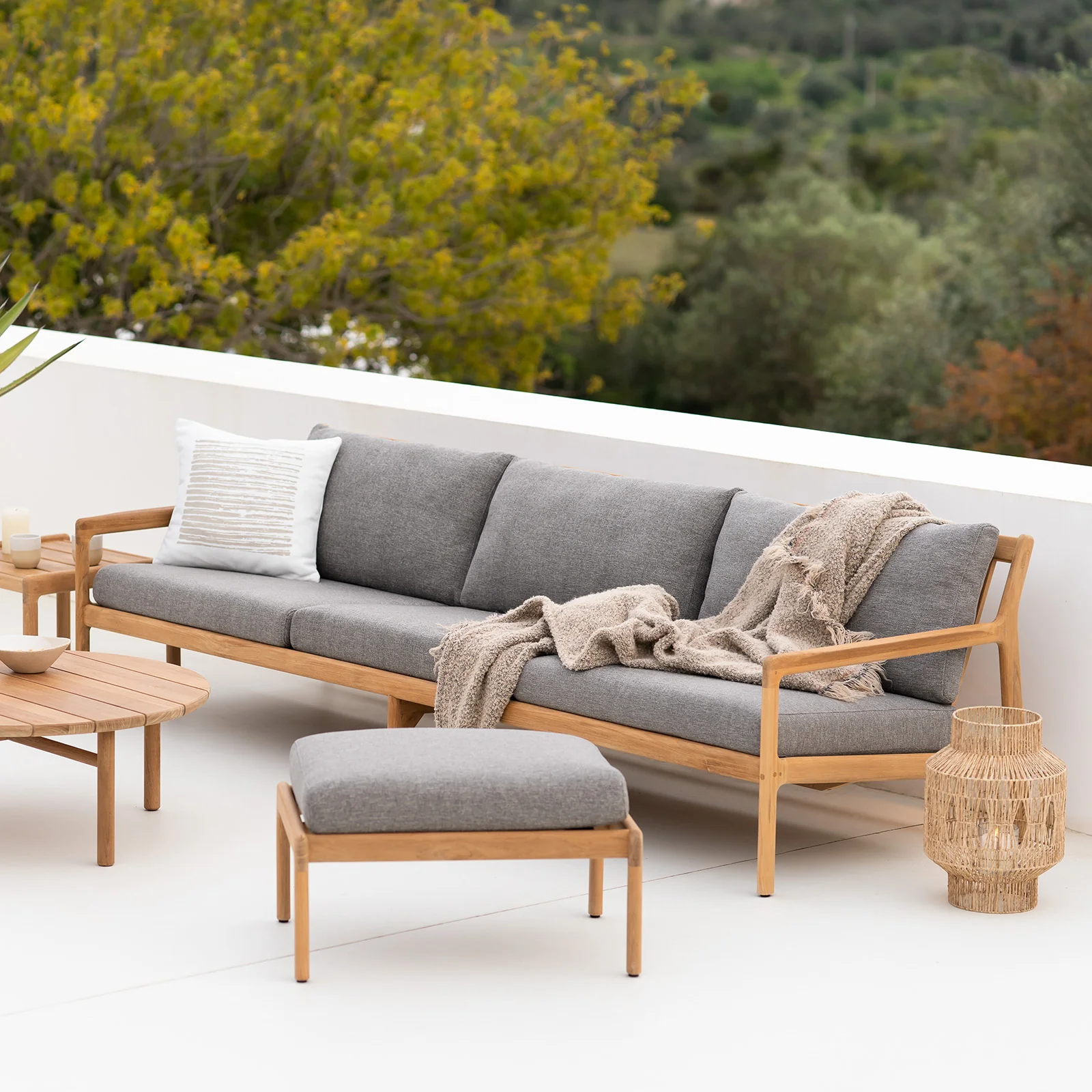 Jack Outdoor Sofa | 3 Seater - Mocha (265cm) - Image 5