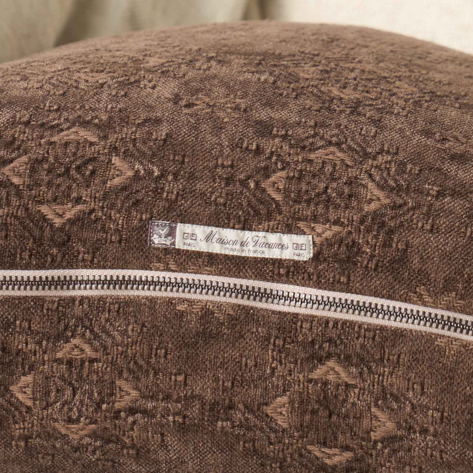 Jacquard Cushion | Stone Washed Kilim - Arabica (50 x 50cm) - Image 3