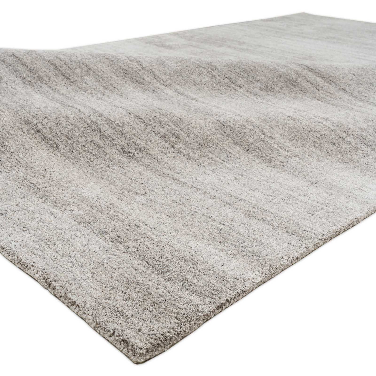Jalal Wool Handtufted Rug | Light Grey - Image 7