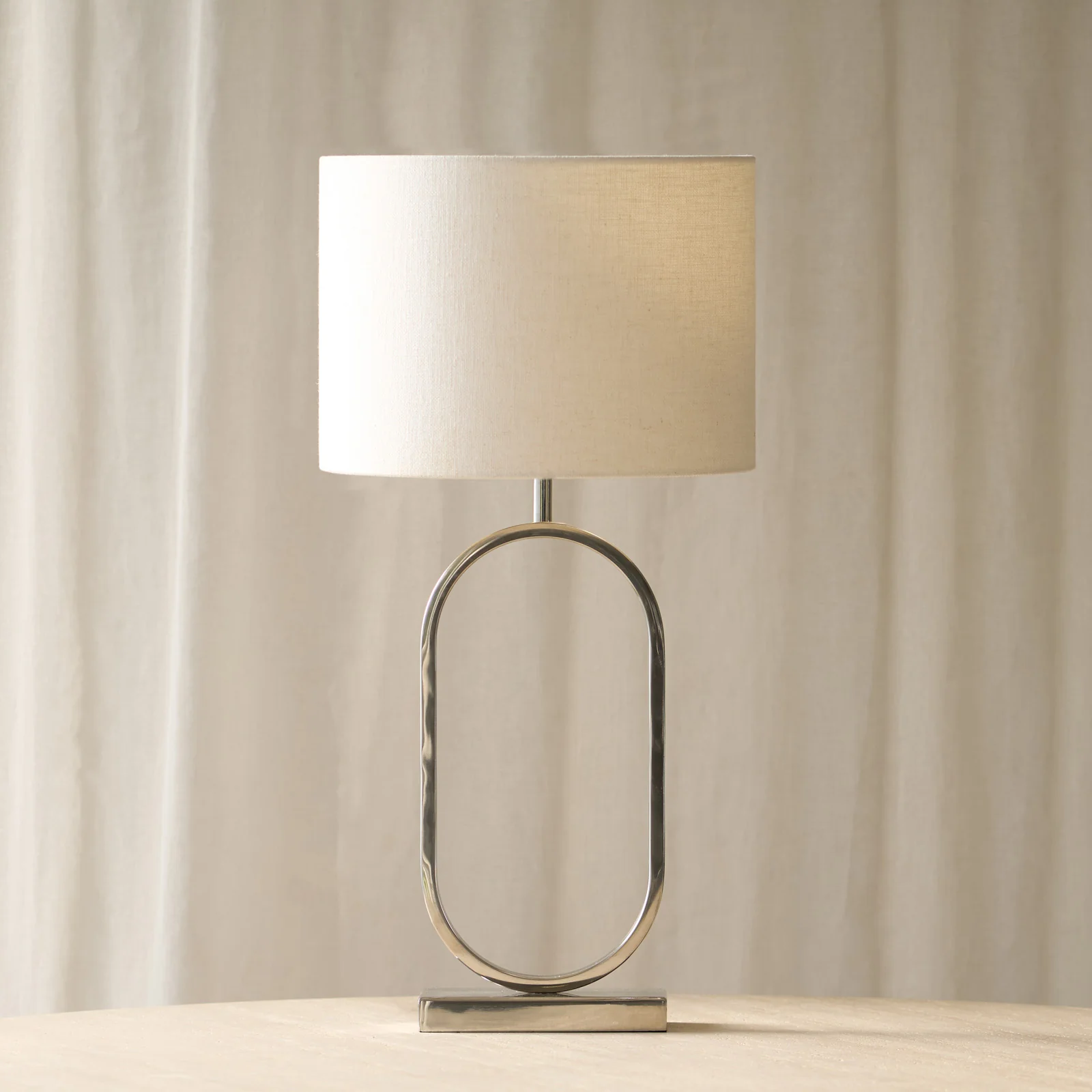 Jamiri Table Lamp | Nickel (45cm) - Image 3