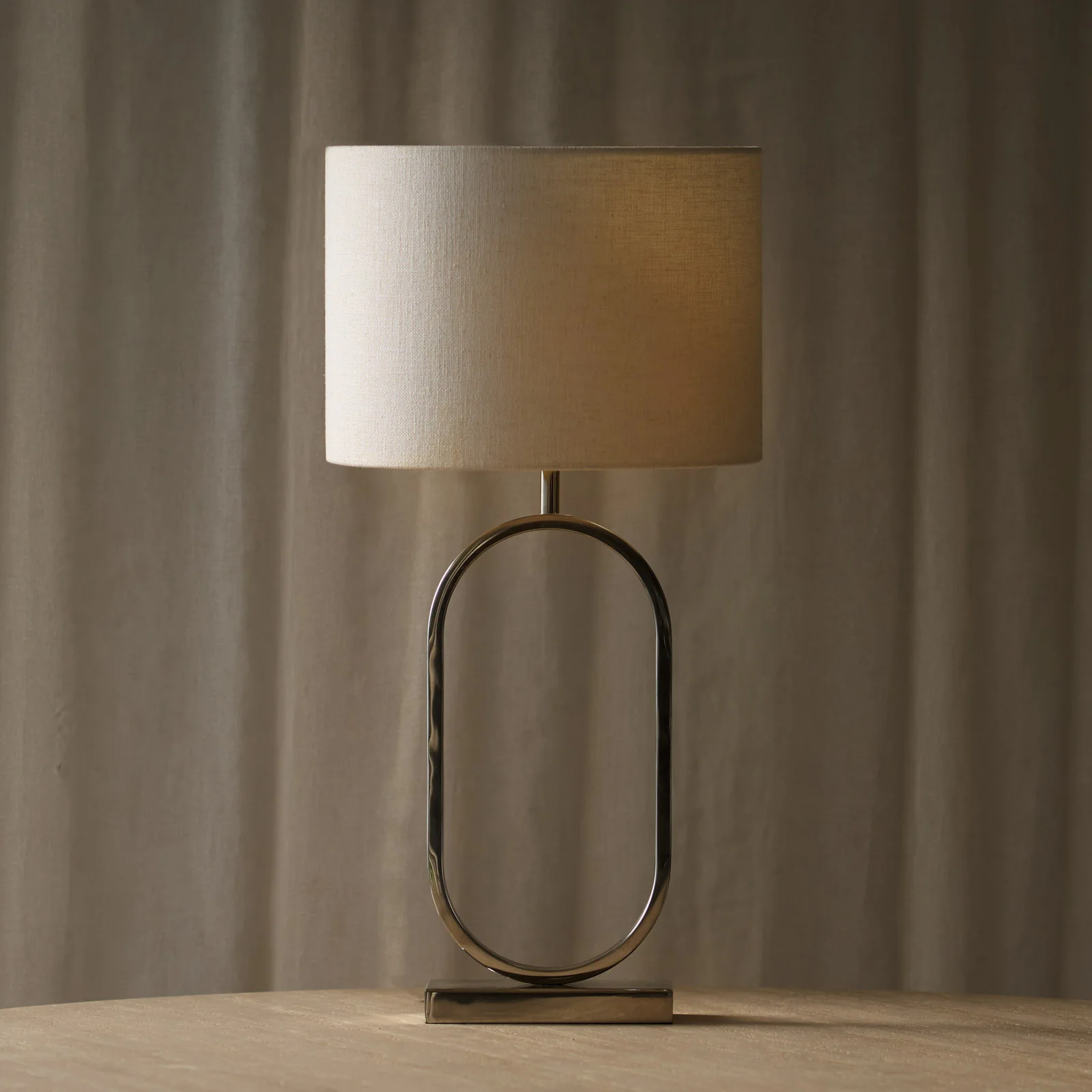 Jamiri Table Lamp | Nickel (45cm) - Image 4