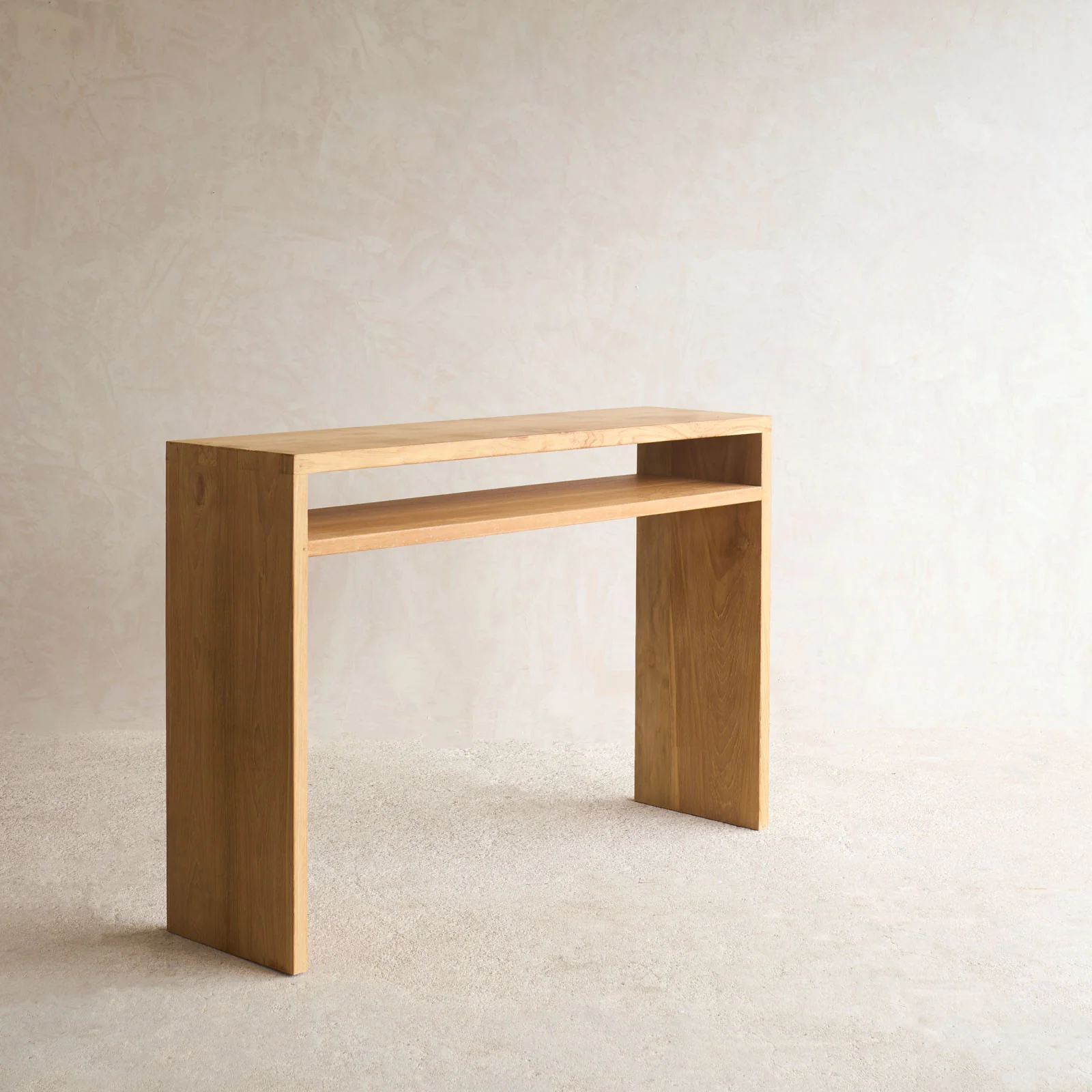 Java Console with Shelf | Teak - Natural - Image 4