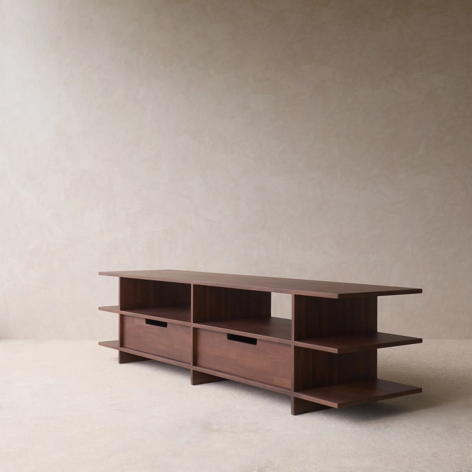 Kabuki TV Console | Teak - Brown (200cm) - Image 8