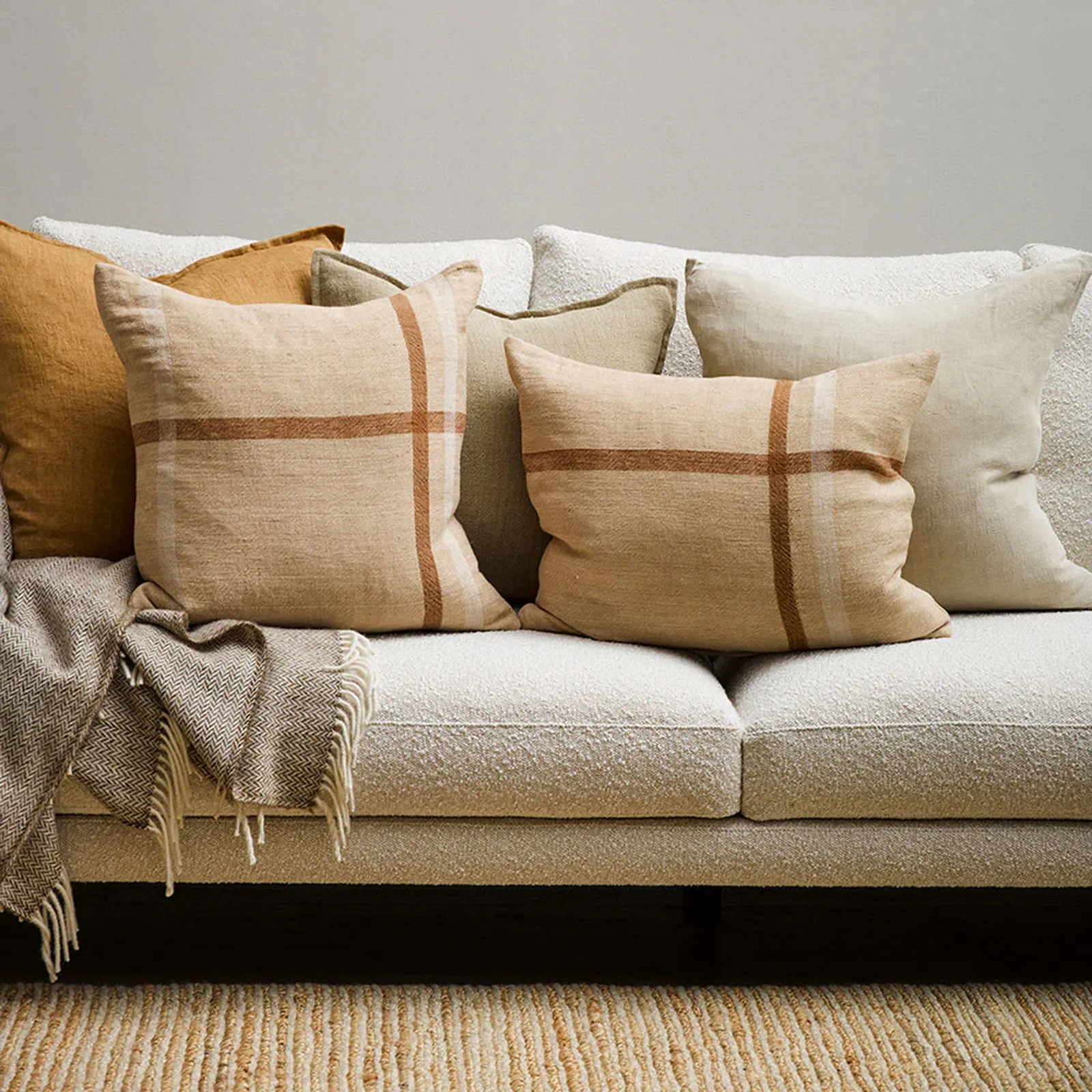 Keswick Cushion | Taupe (50 x 50cm) - Image 3
