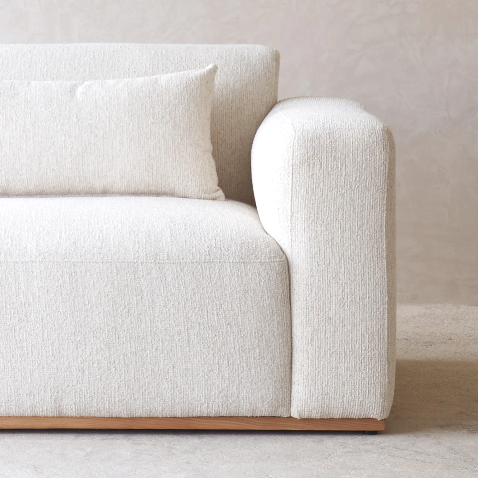 Komo Modular Sofa | 3 Seater - Alabaster (242cm) - Image 3