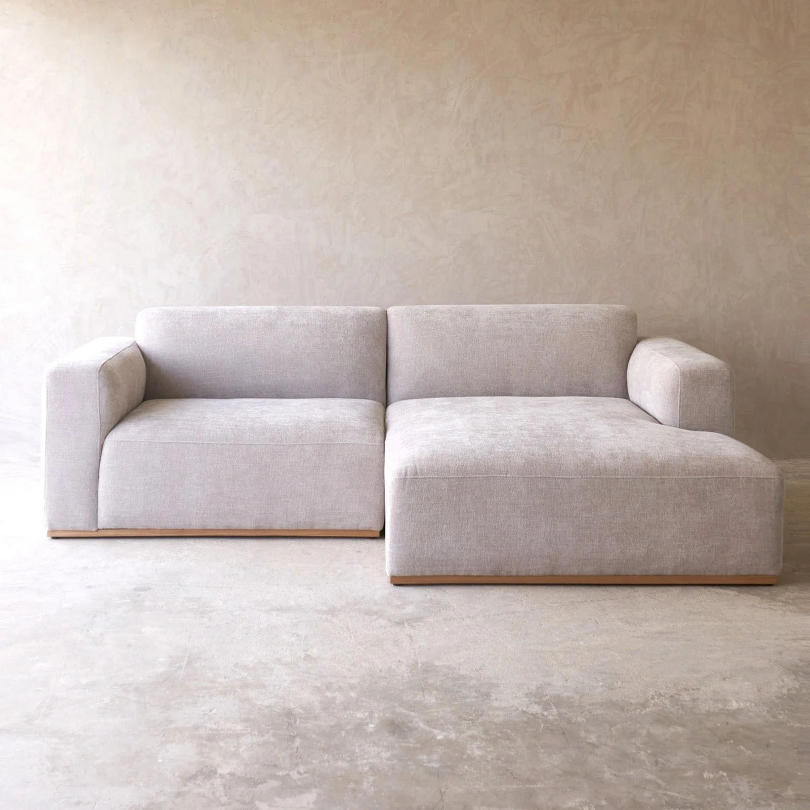 Komo Modular L Shape Sofa | Frost Grey (242cm) - Image 3