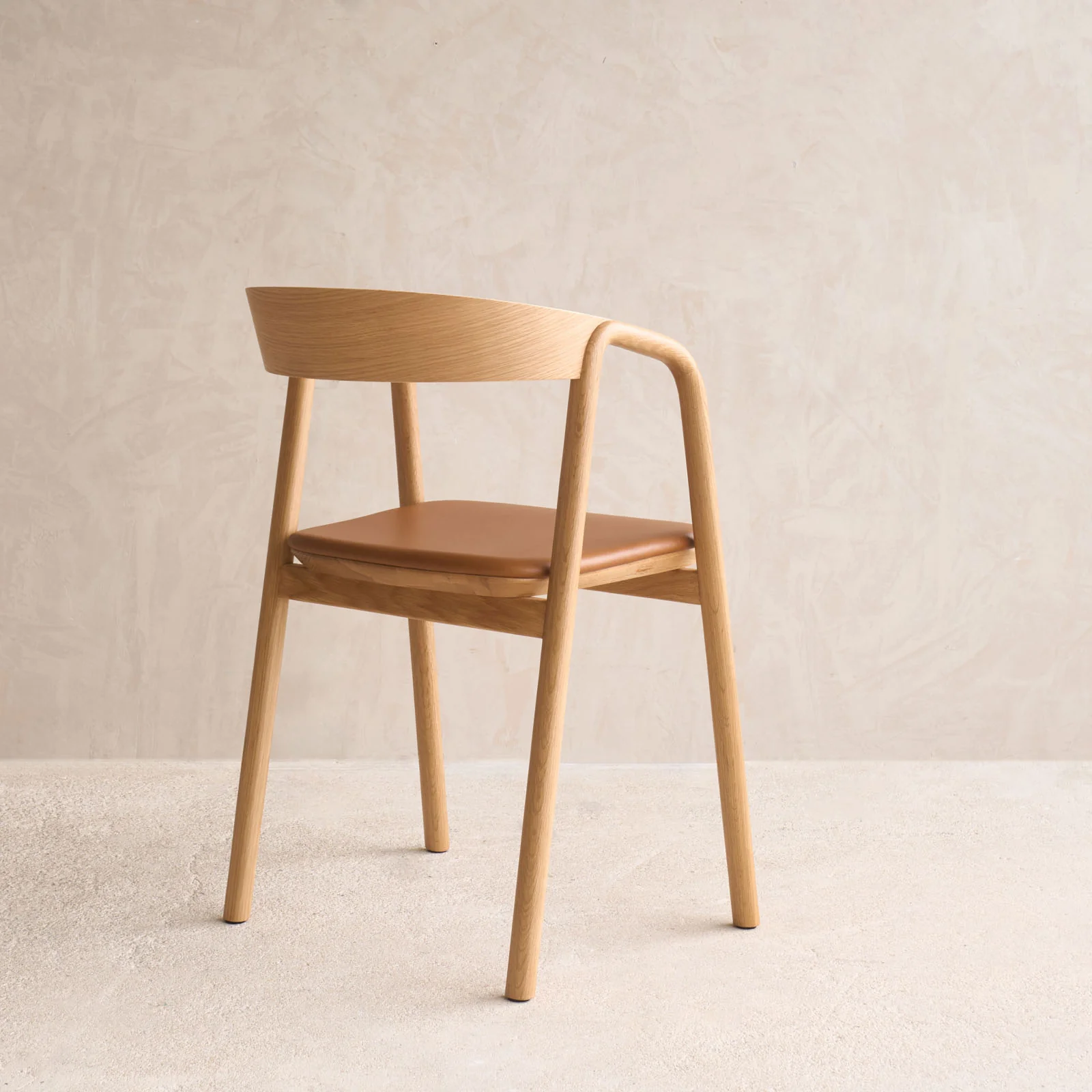 Inlay Dining Chair | Oak - Bespoke Leather - Image 11