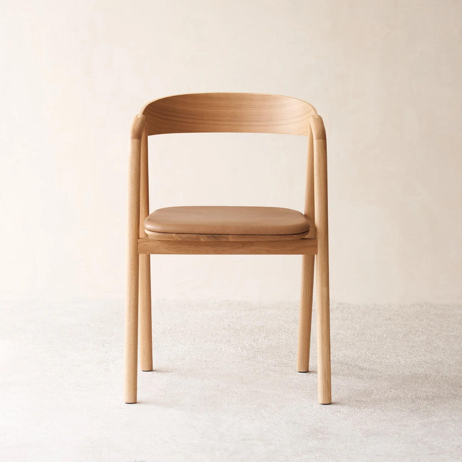 Inlay Dining Chair | Oak - Bespoke Leather - Image 13
