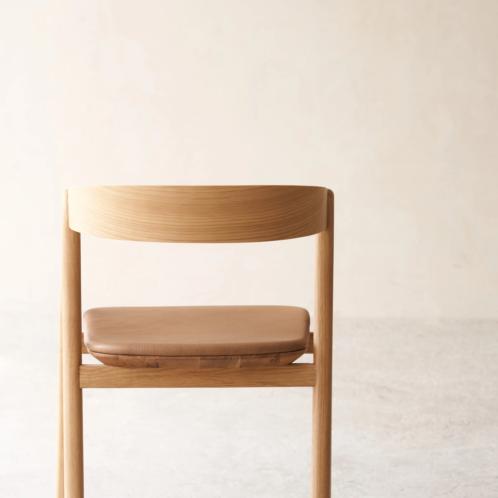Inlay Dining Chair | Oak - Bespoke Leather - Image 16