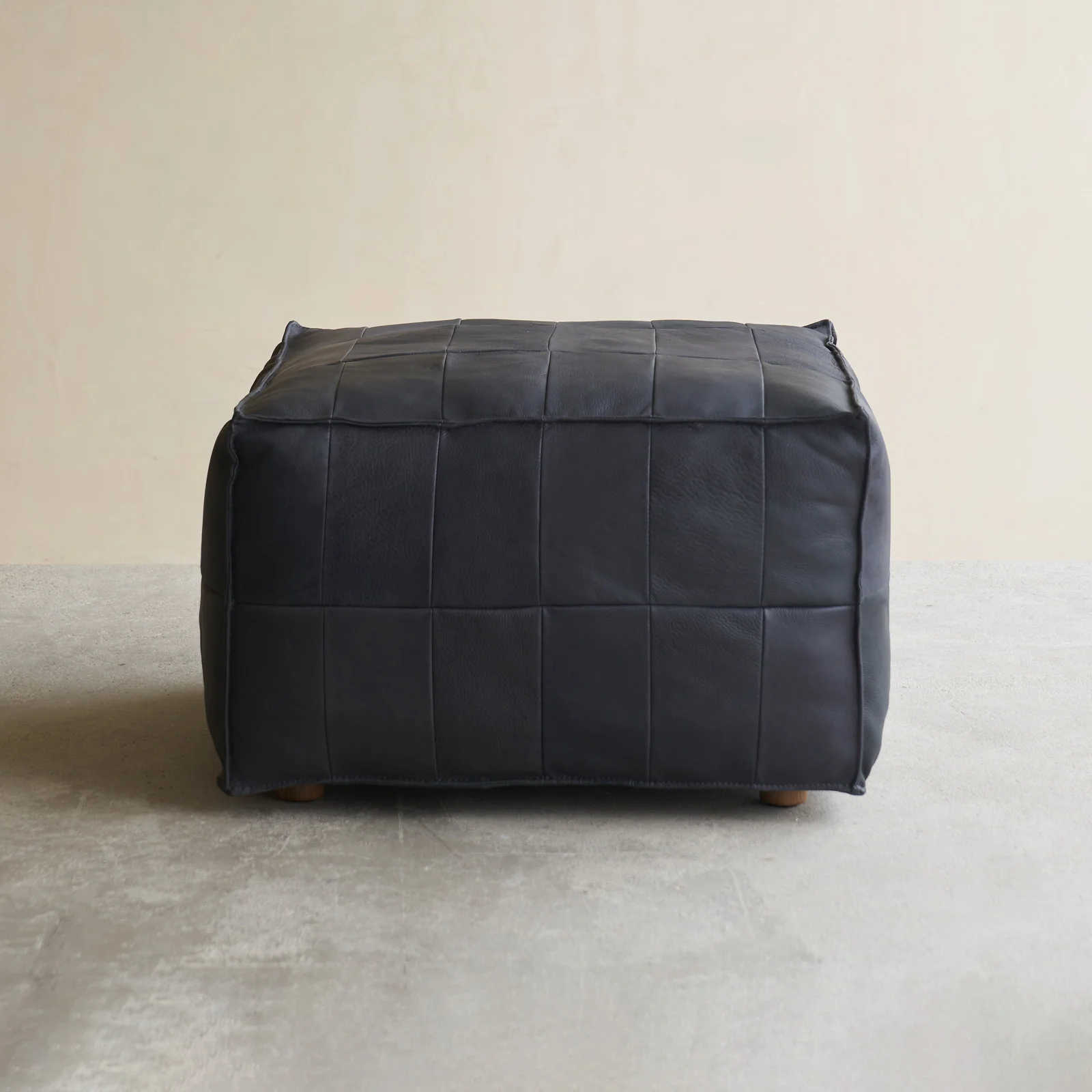 Tanbo Leather Ottoman (68cm) - Image 2