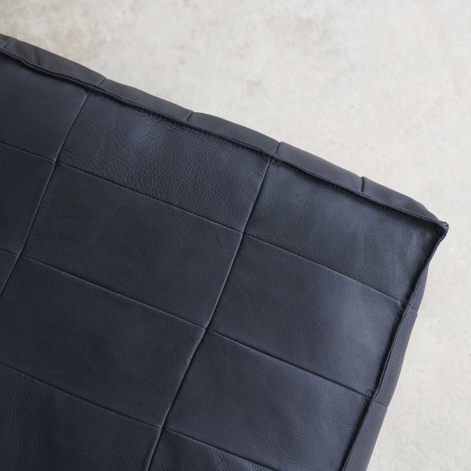 Tanbo Leather Ottoman (68cm) - Image 3