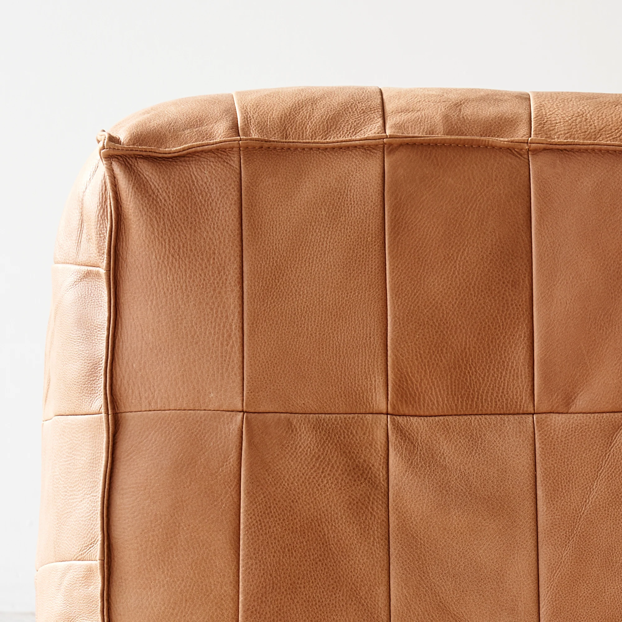 Tanbo Leather Ottoman (68cm) - Image 7