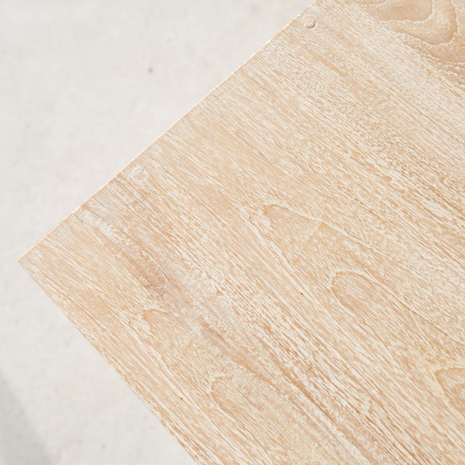 Ledge Chest of Drawers | Old Teak - Whitewash - Image 3
