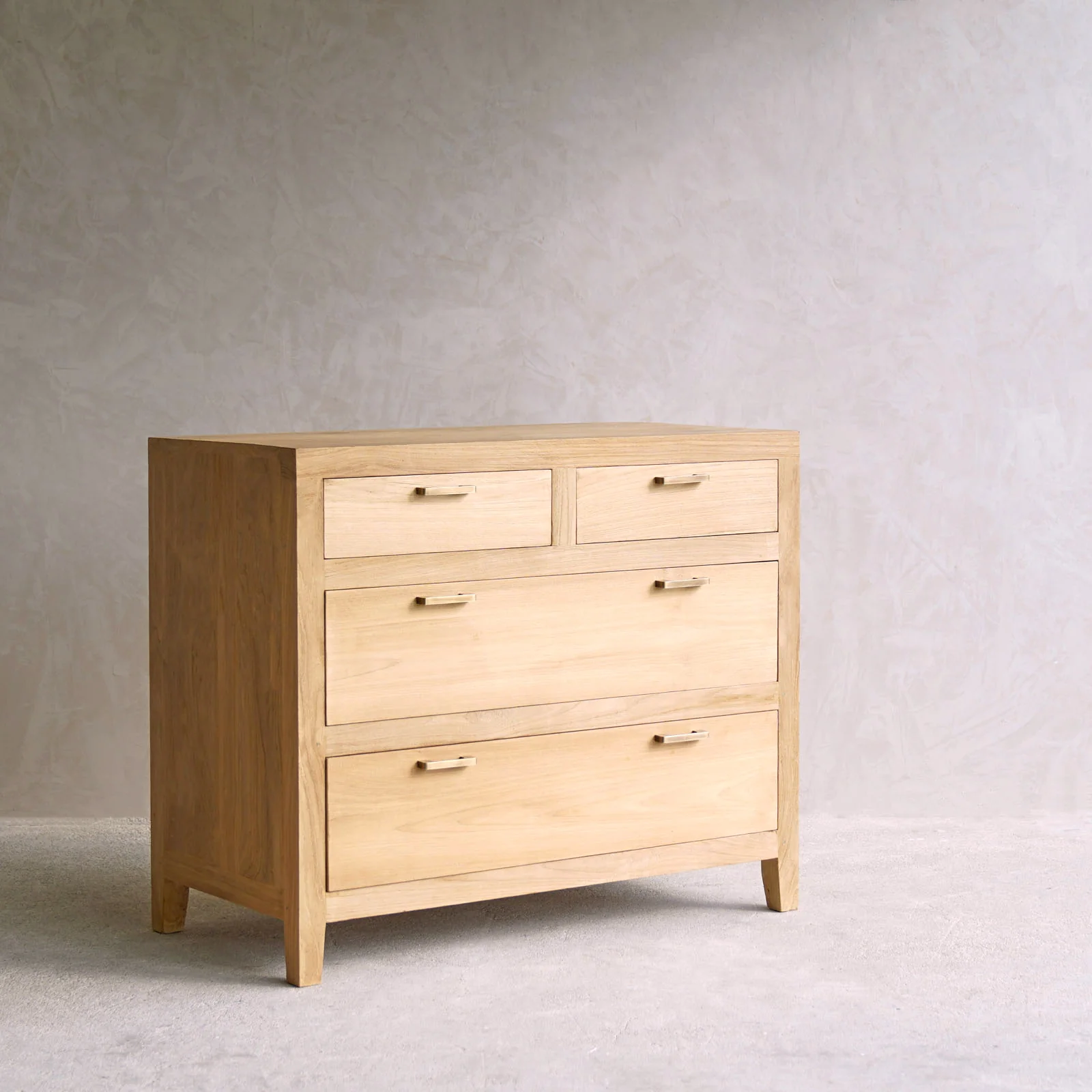 Ledge Chest of Drawers | Old Teak - Natural - Image 2