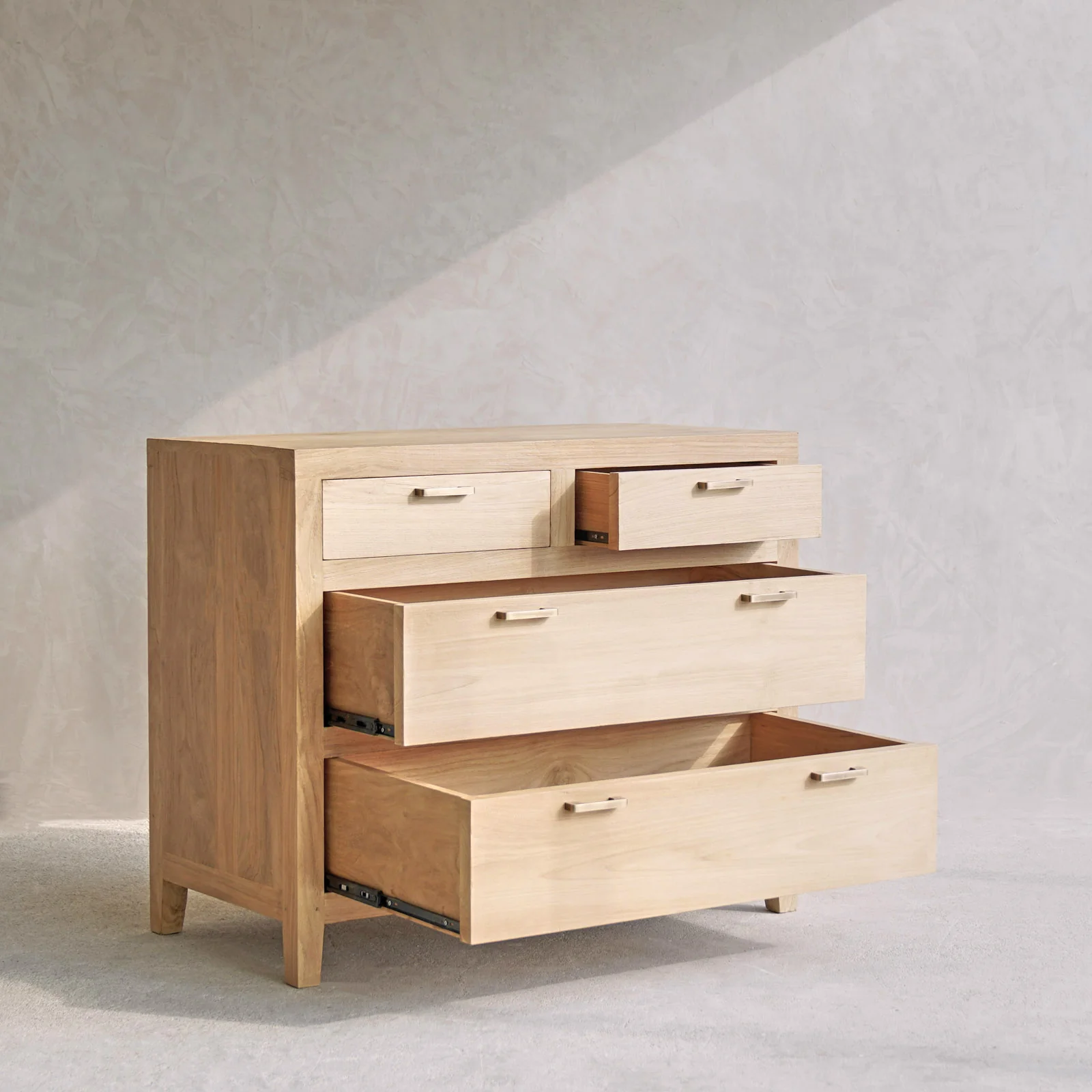 Ledge Chest of Drawers | Old Teak - Natural - Image 3