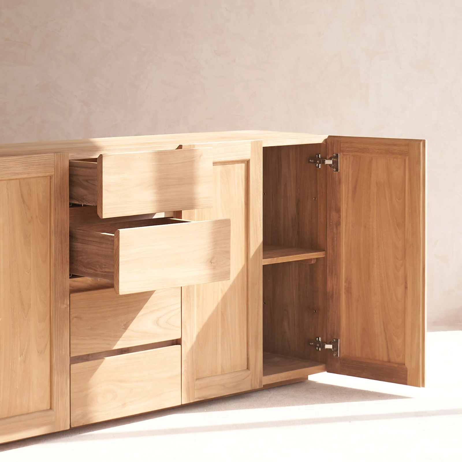 Ledge Sideboard | Teak (200cm) - Image 6