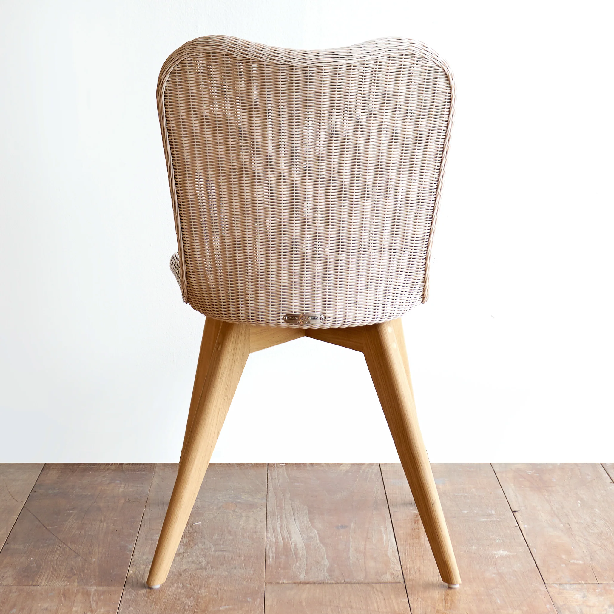 Lena Outdoor Dining Chair | Teak - Old Lace - Image 5