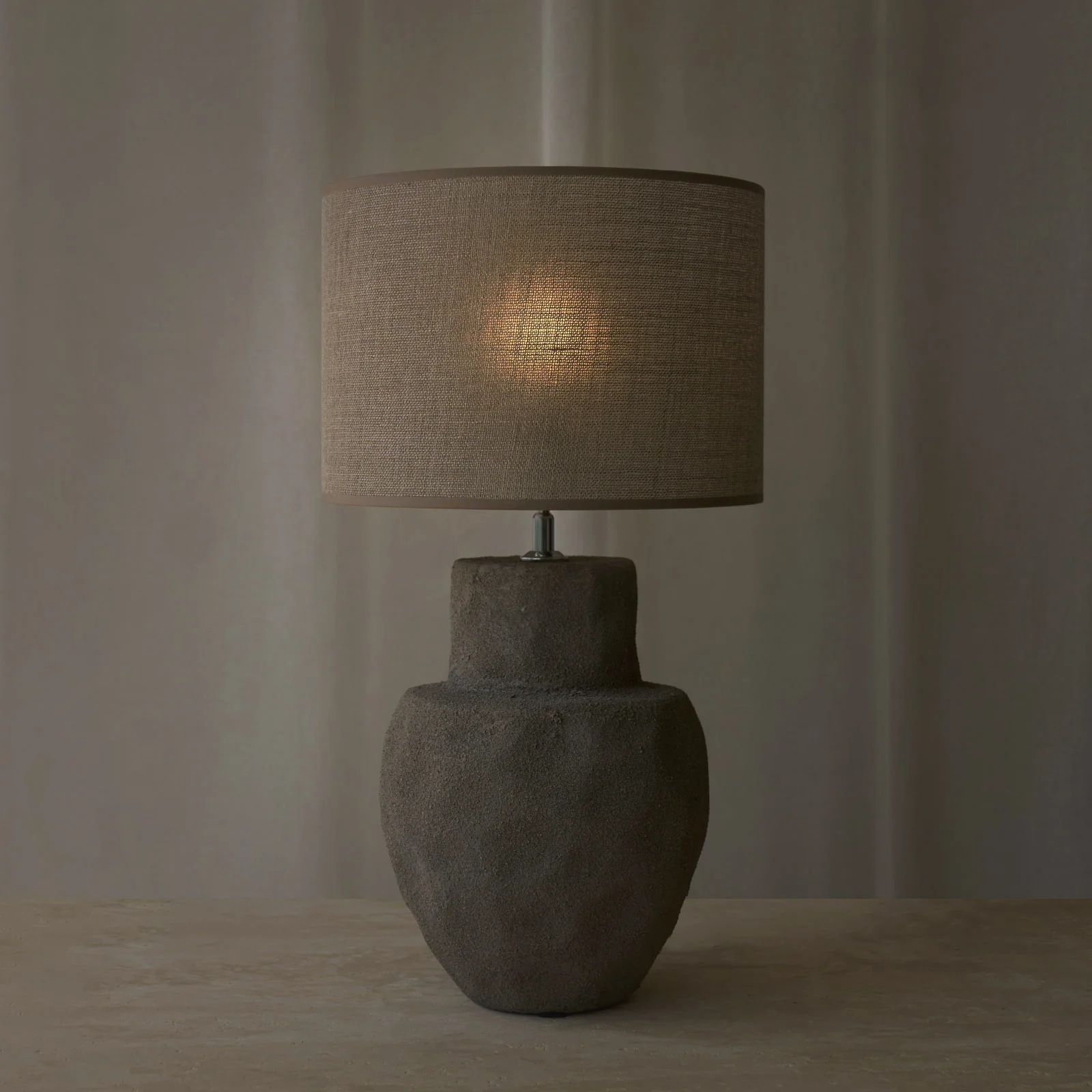 Lezama Table Lamp | Grey (36cm) - Image 4