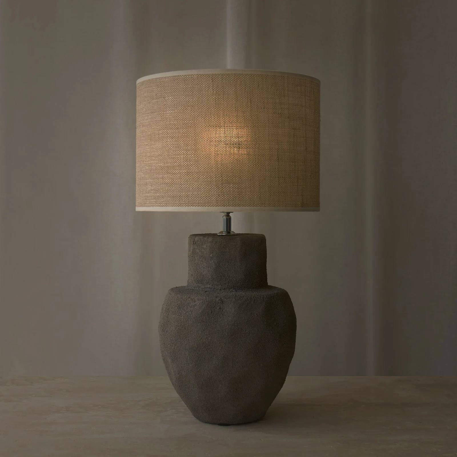 Lezama Table Lamp | Grey (36cm) - Image 6