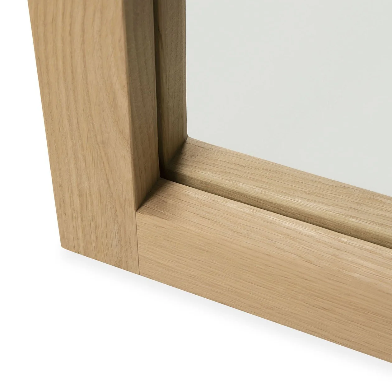 Light Frame Floor Mirror | Oak (200cm) - Image 2