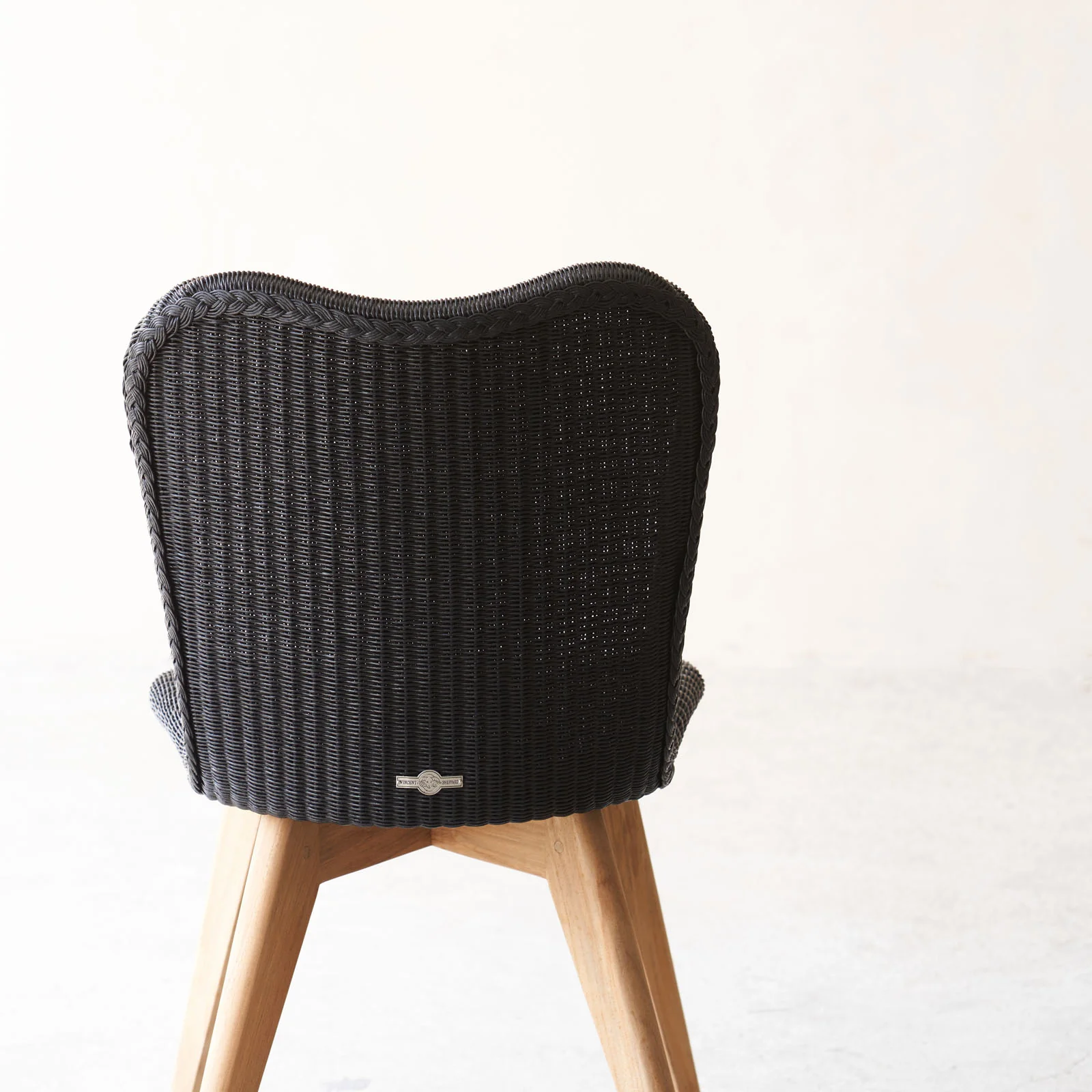 Lily Dining Chair | Teak - Black - Image 4