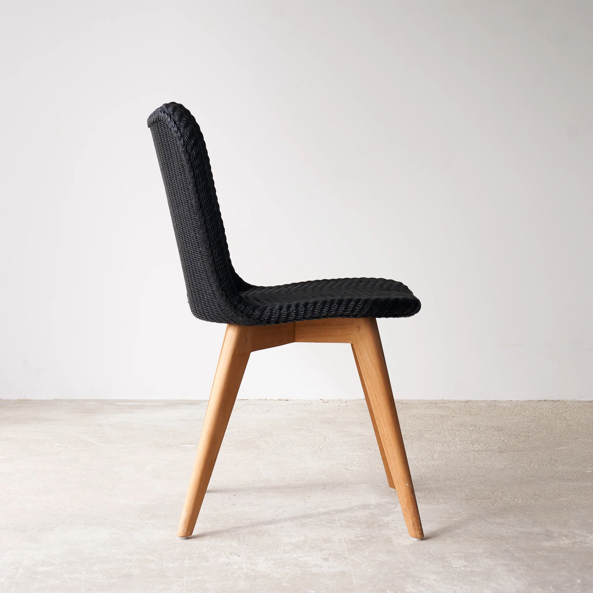 Lily Dining Chair | Teak - Black - Image 5