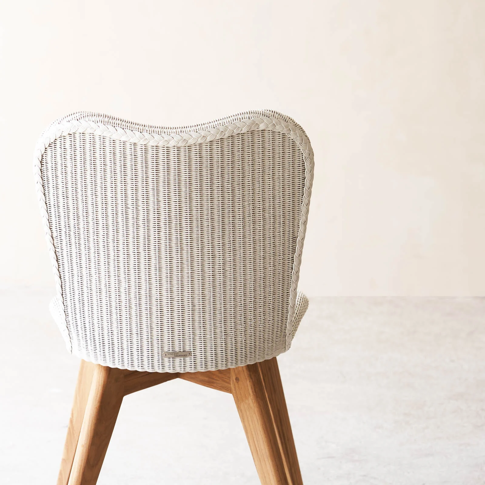 Lily Dining Chair | Teak - Pure White - Image 5