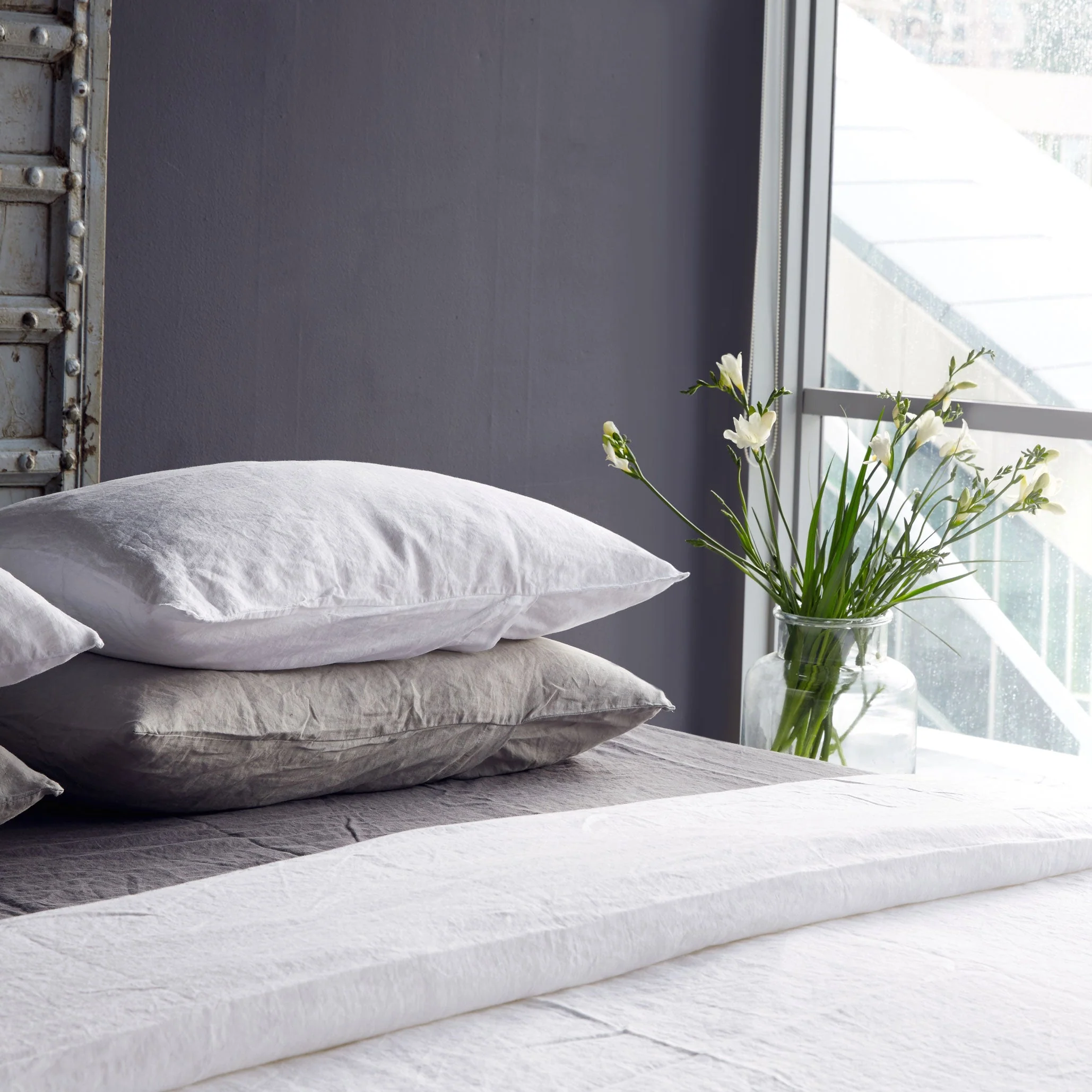 Linen Duvet Set | White - Image 5