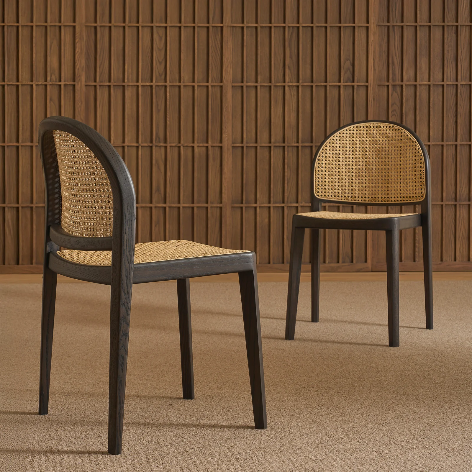 Luk Rattan Dining Chair | Bespoke - Image 3