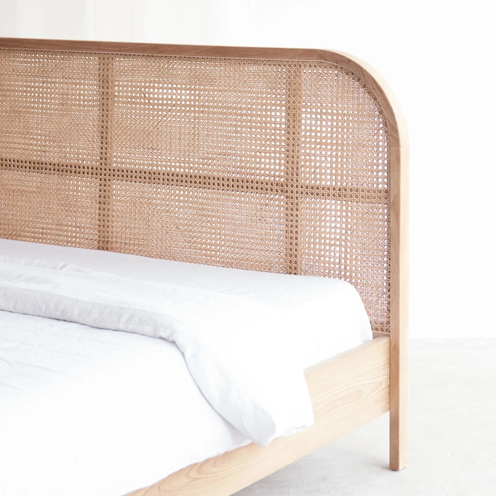 Luna Bed Frame | Teak - Natural - Image 6