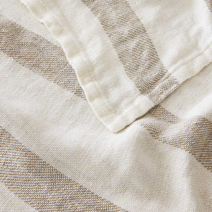 Luna Linen Throw | Stripe - Image 2