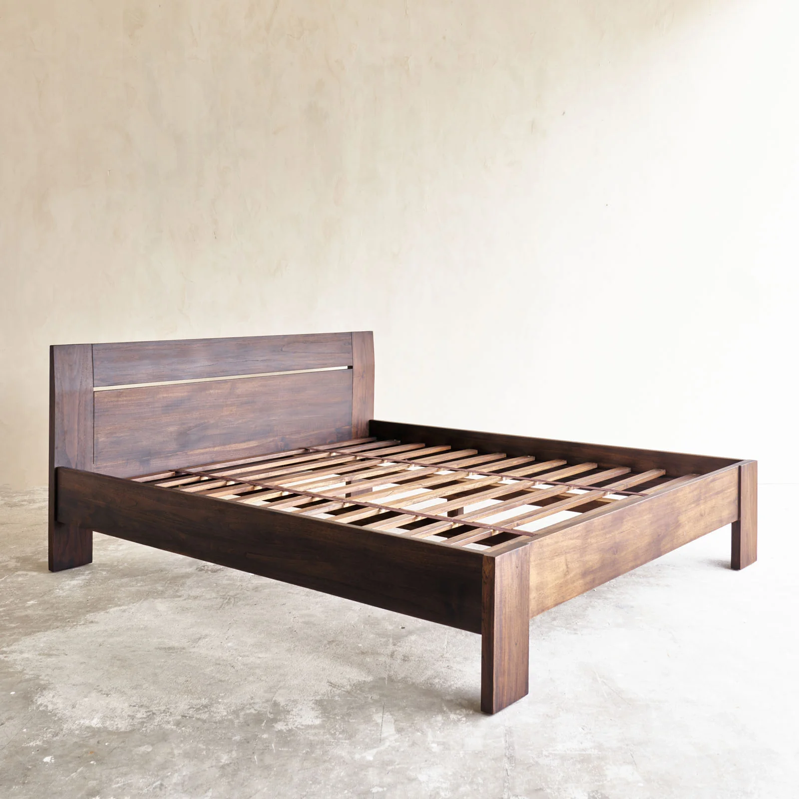 Maya Bed Frame | Dark Stained Teak - Image 5