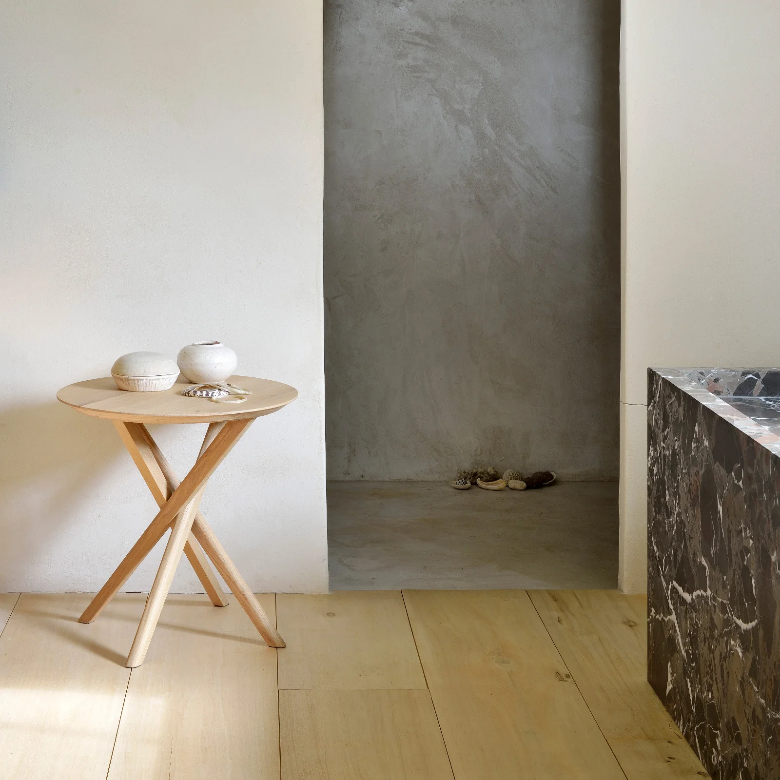 Mikado Side Table | Oak (50cm) - Image 5