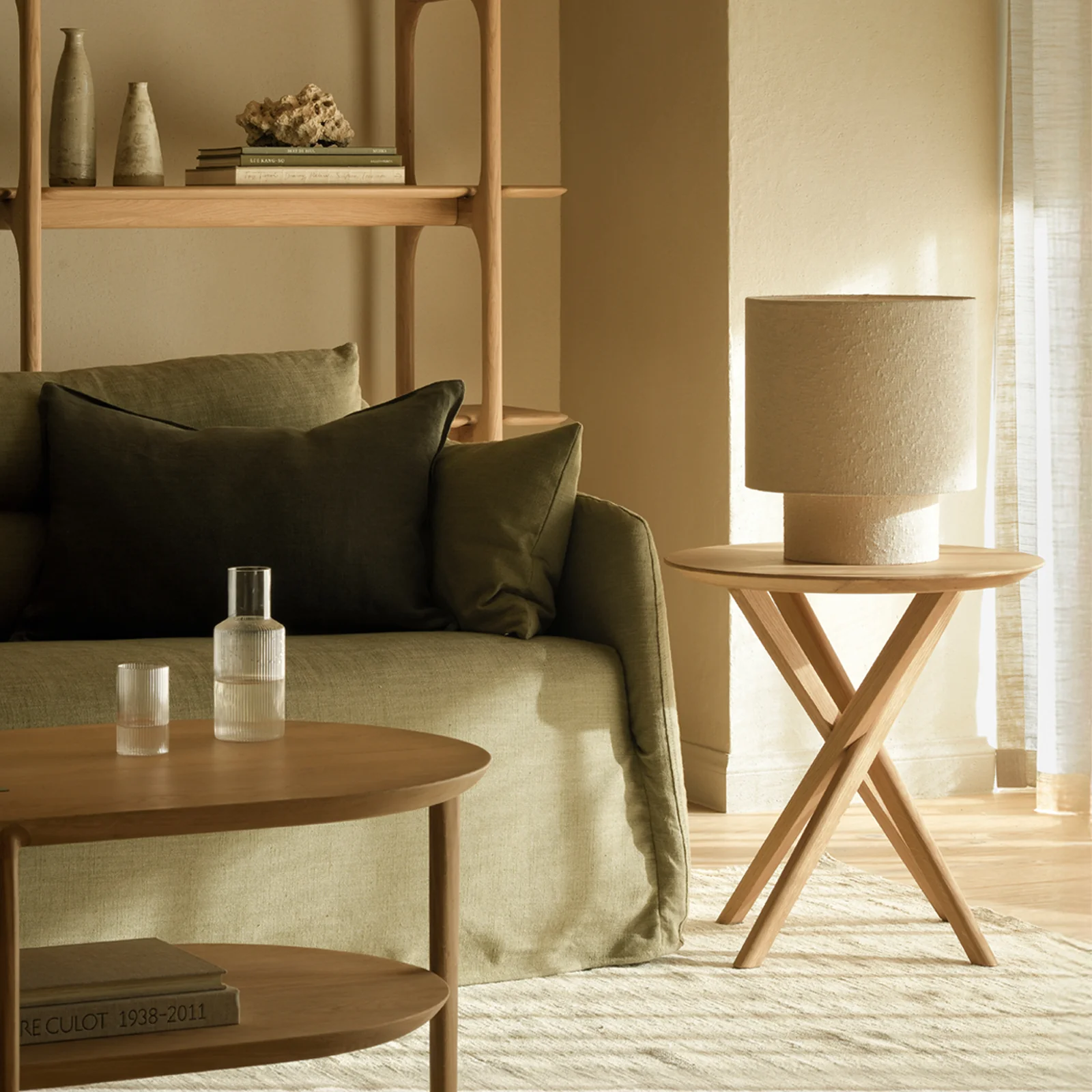 Mikado Side Table | Oak (50cm) - Image 6