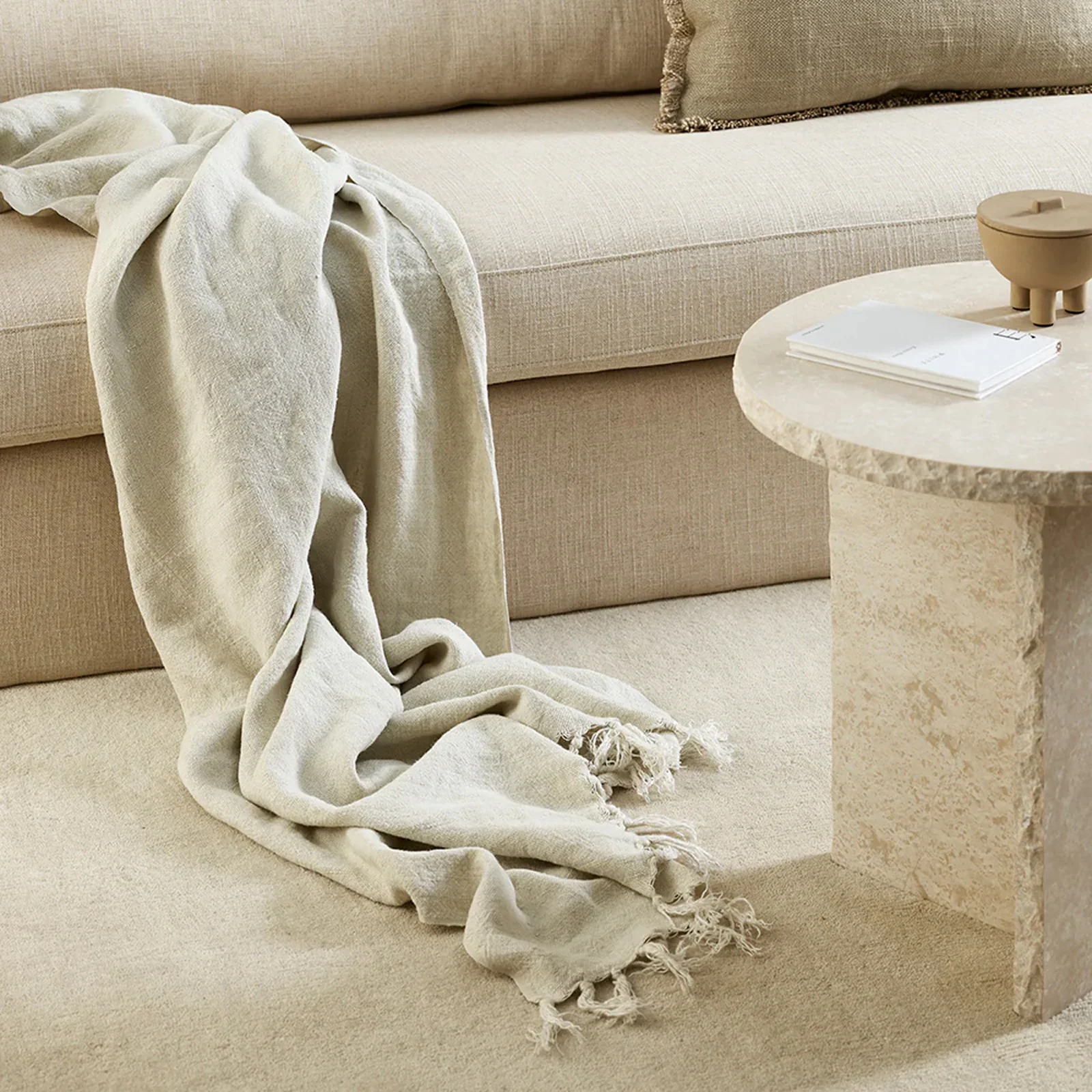 Millhouse Throw | Almond - Image 3