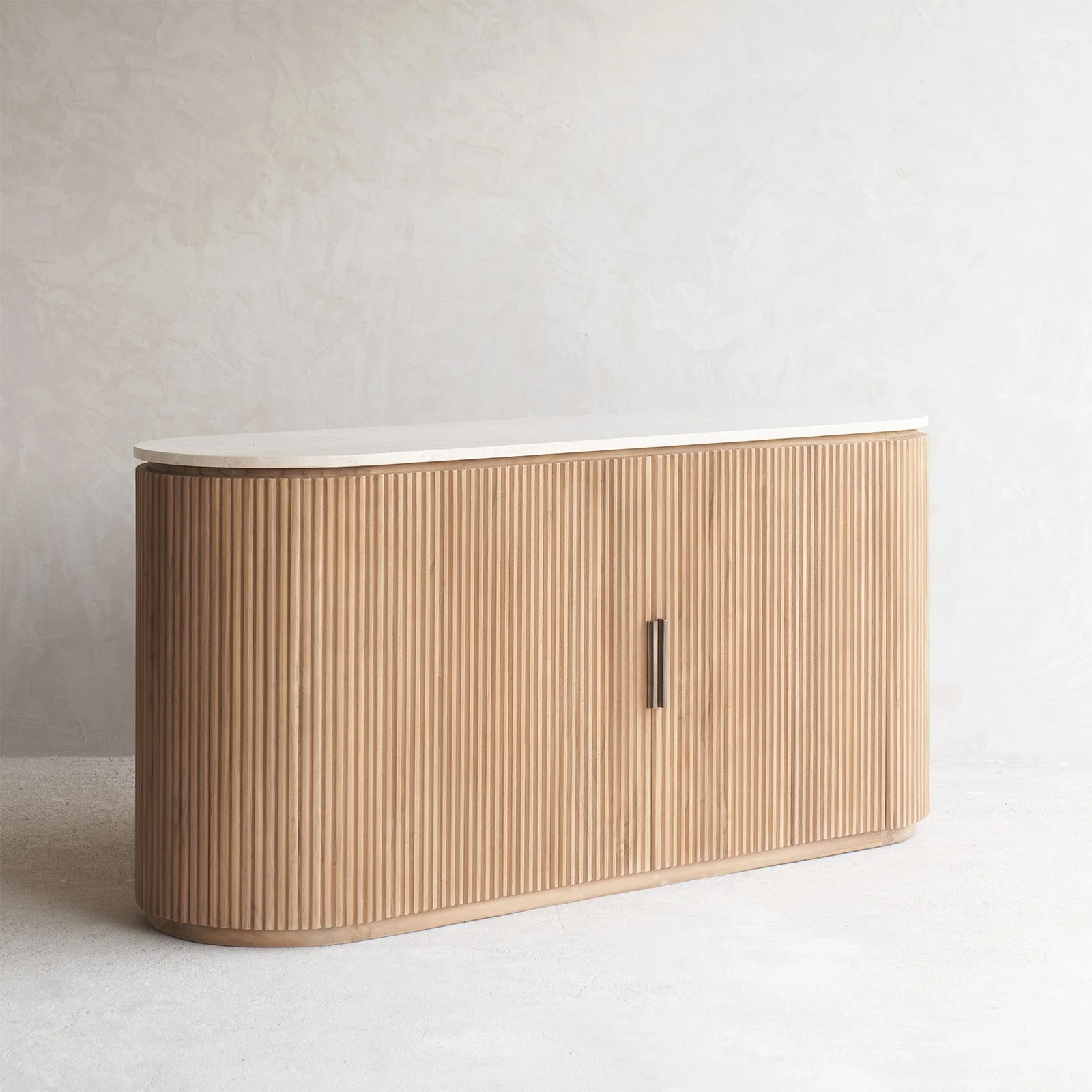 Moher Teak Sideboard | Natural (155cm) - Image 4