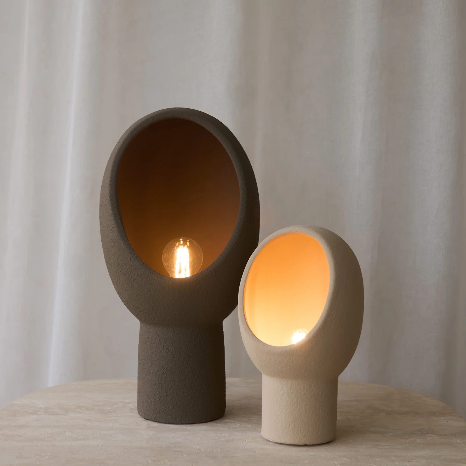 Monk Table Lamp | Dark Brown - Image 11