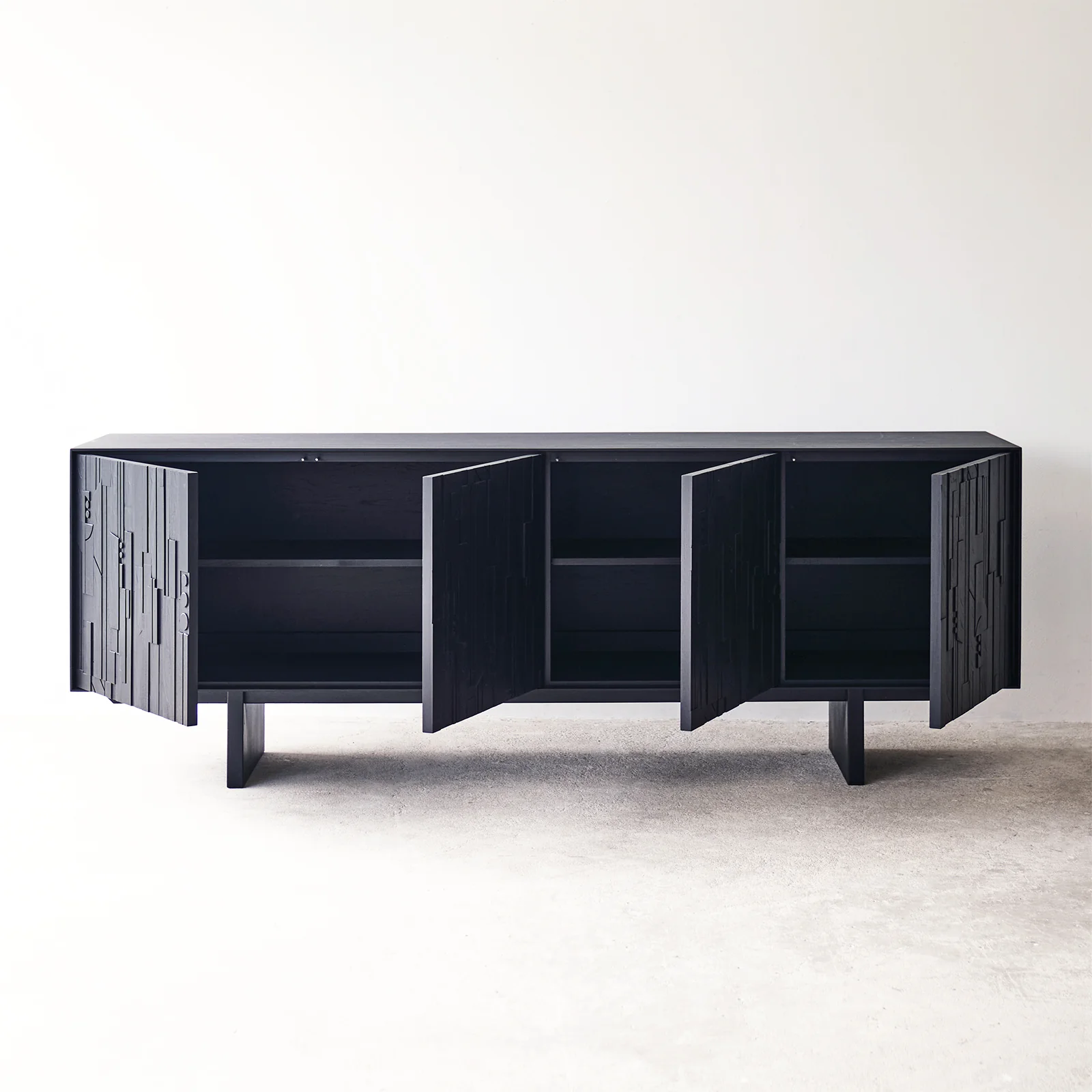 Mosaic Sideboard | Teak (227cm) - Image 6