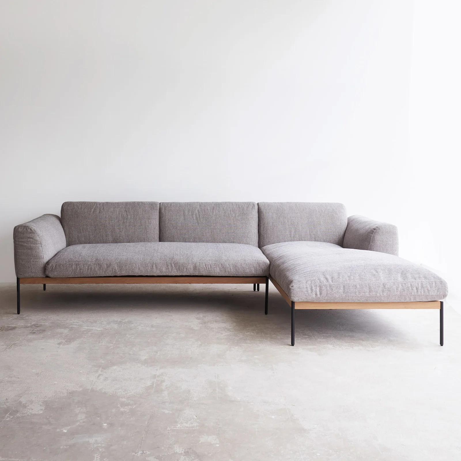 Department L Shape Sofa | Bespoke Fabric & Leather (276cm) - Image 3