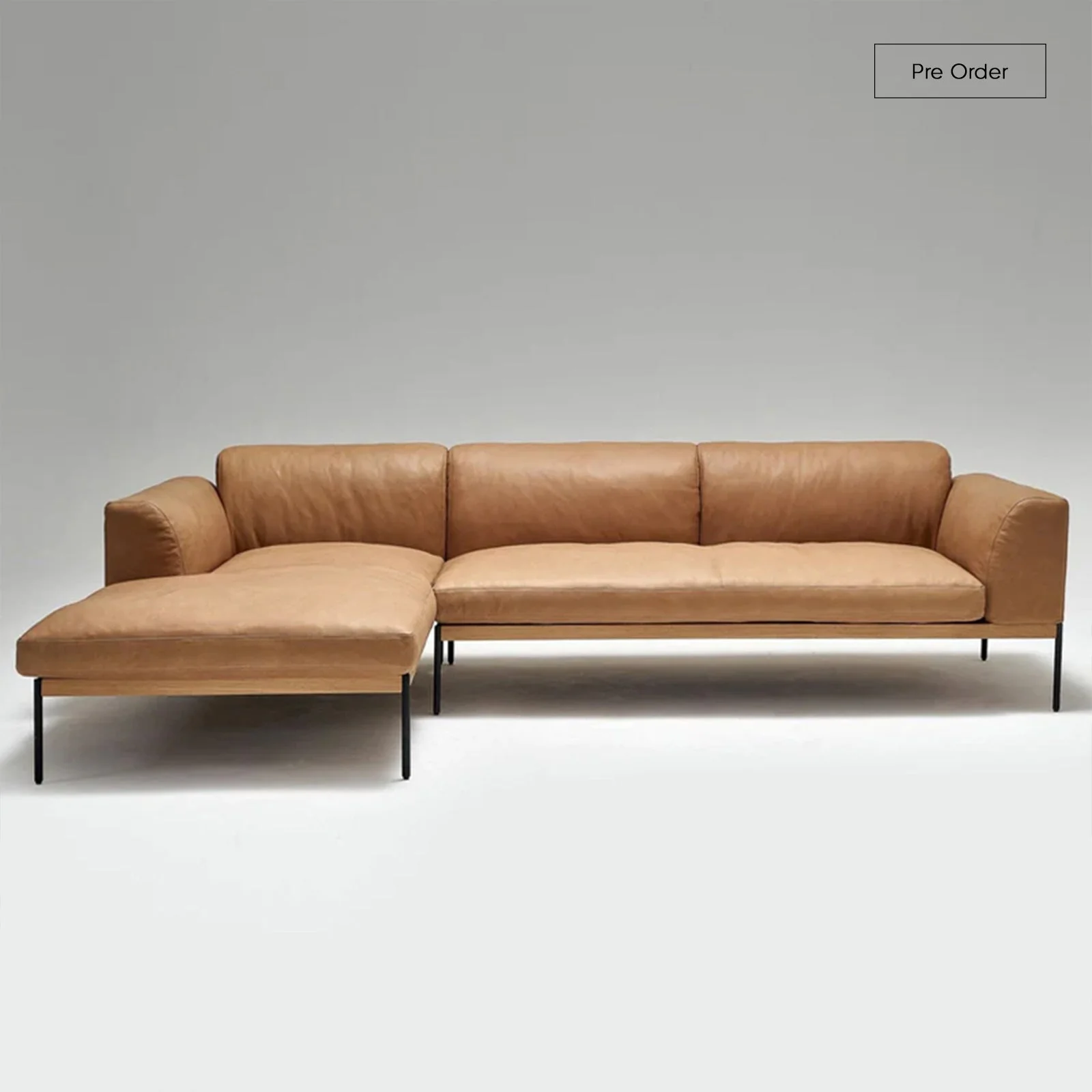 Department L Shape Sofa | Bespoke Fabric & Leather (276cm) - Image 8