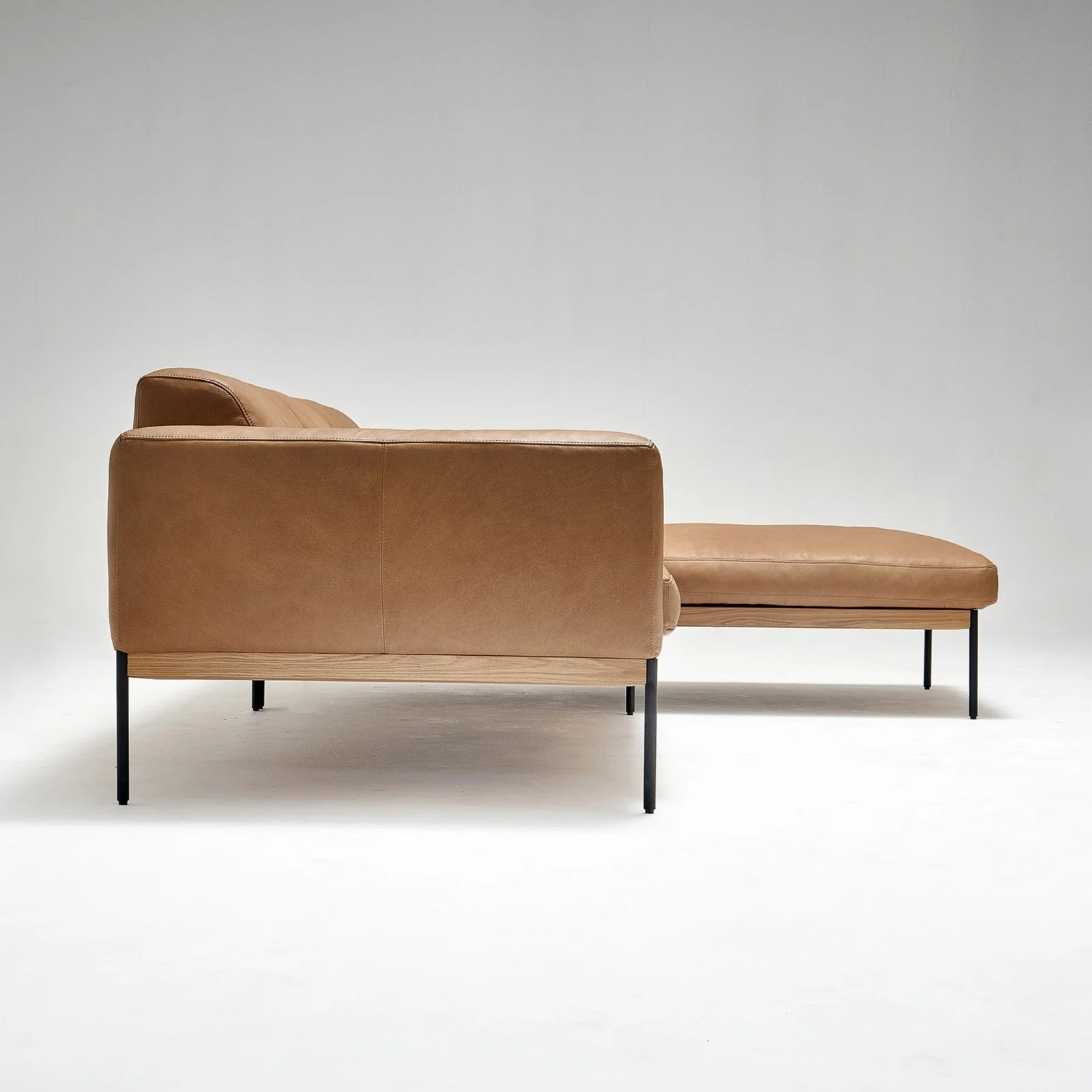 Department L Shape Sofa | Bespoke Fabric & Leather (276cm) - Image 9