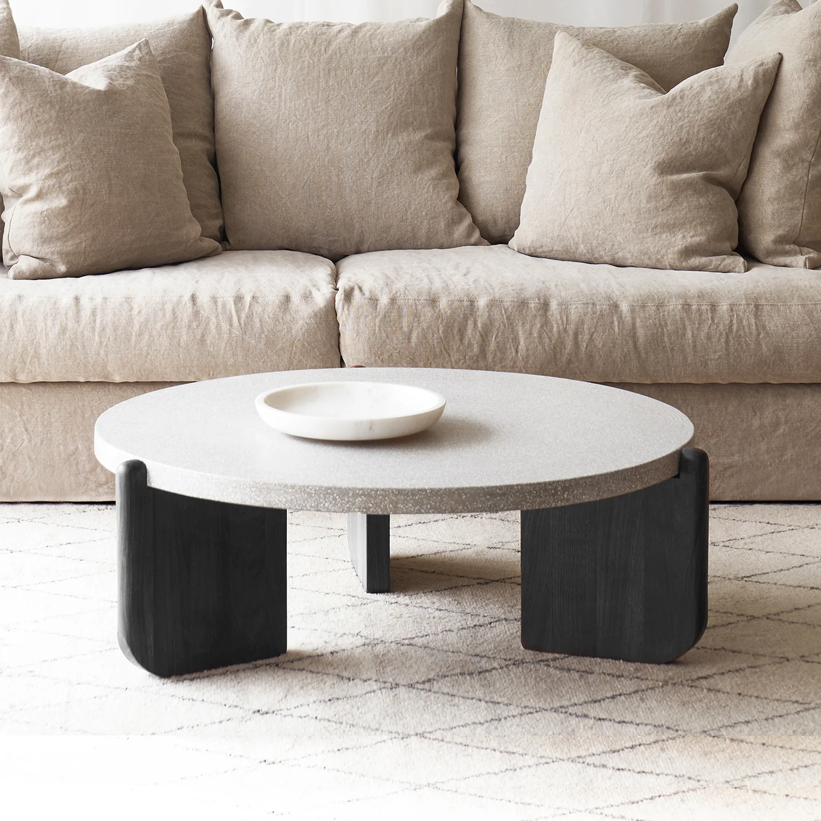 Native Coffee Table | Grey Terrazzo - Bespoke - Image 5