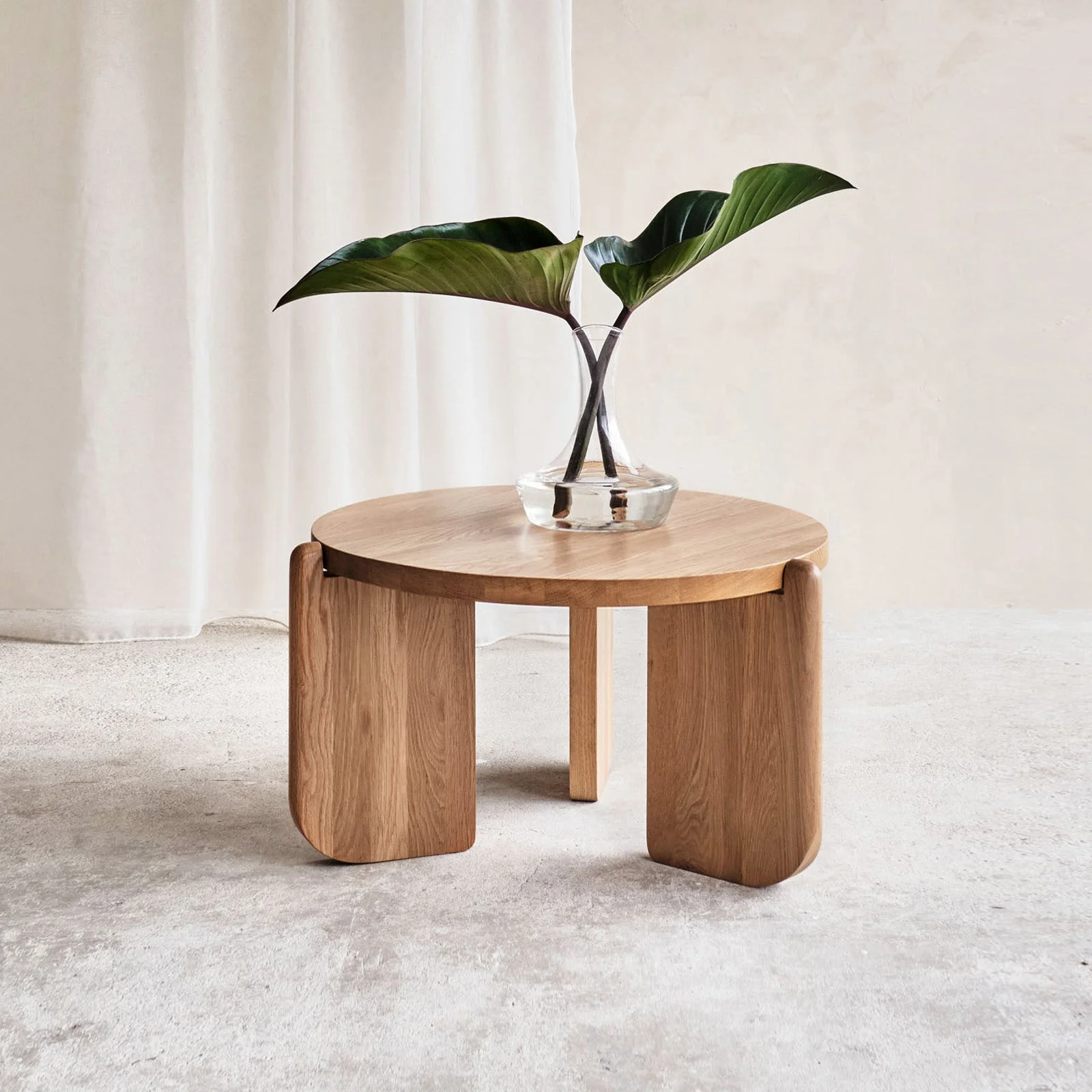 Native Coffee Table | Oak Top with Oak Base - Image 3