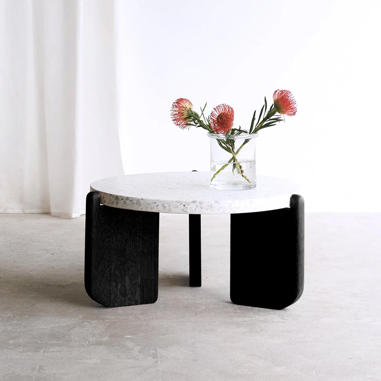 Native Coffee Table | White Terrazzo - Bespoke - Image 3